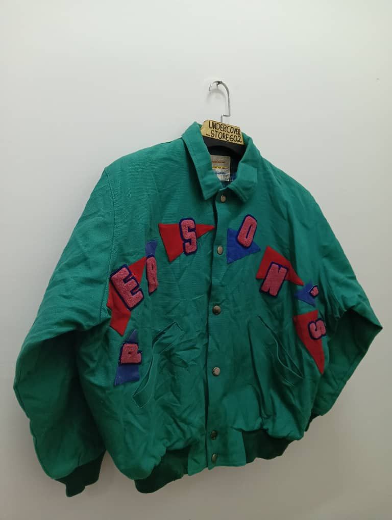PERSON'S × Vintage Boom🔥💥📌Vintage Person's Classic Oversize Bombers Jacket Size US XL / EU 56 / 4 - 9 Thumbnail