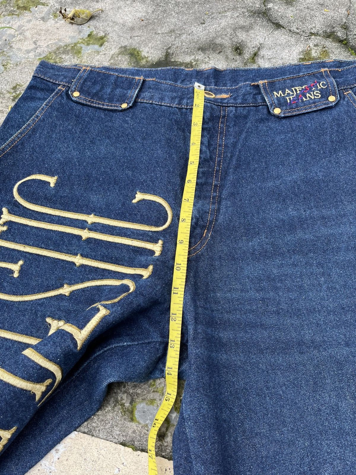 Majestic Vtg Majestic Japan Blue Jeans Size US 34 / EU 50 - 11 Thumbnail