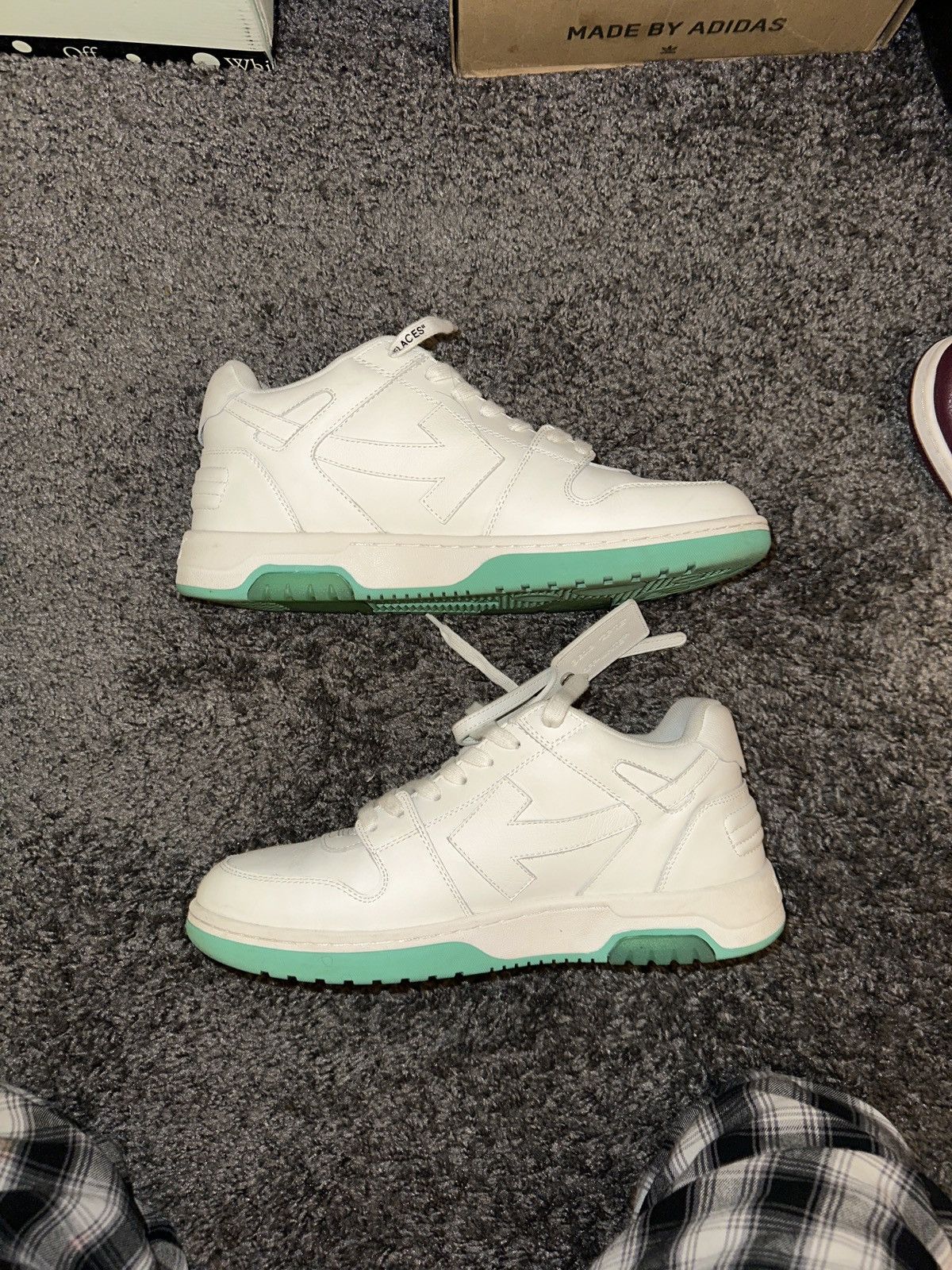 Off-White Off-White Shoes Teal “For Walking” Size US 11 / EU 44 - 2 Thumbnail