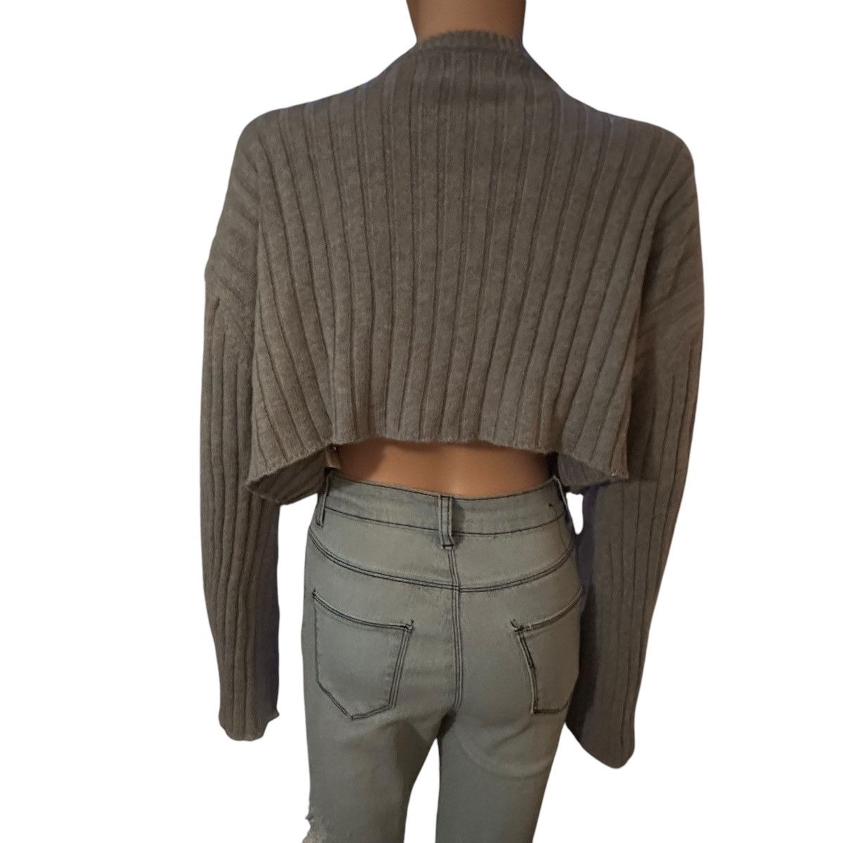 Other LF Seek The Label horizontal zippered cropped sweater Size S / US 4 / IT 40 - 5 Thumbnail