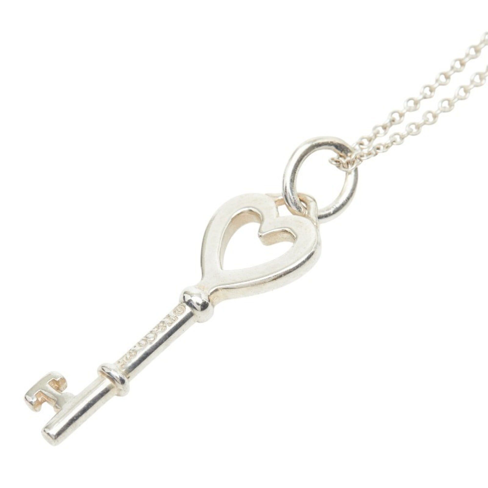 Tiffany & Co. Tiffany & Co. Heart Key Chain Pendant Necklace, SV925 Silver, Women's. Size ONE SIZE - 1 Thumbnail