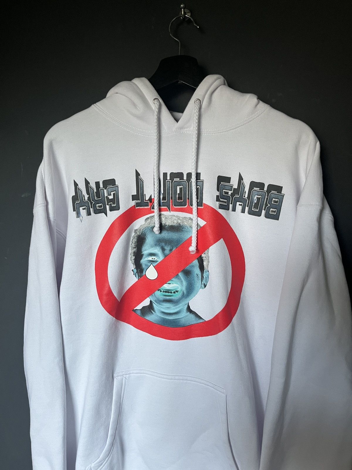 (B).Stroy × Virgil Abloh 2020 (B).Stroy x Virgil Abloh Boys Don’t Cry Hoodie Size XL Size US XL / EU 56 / 4 - 4 Thumbnail