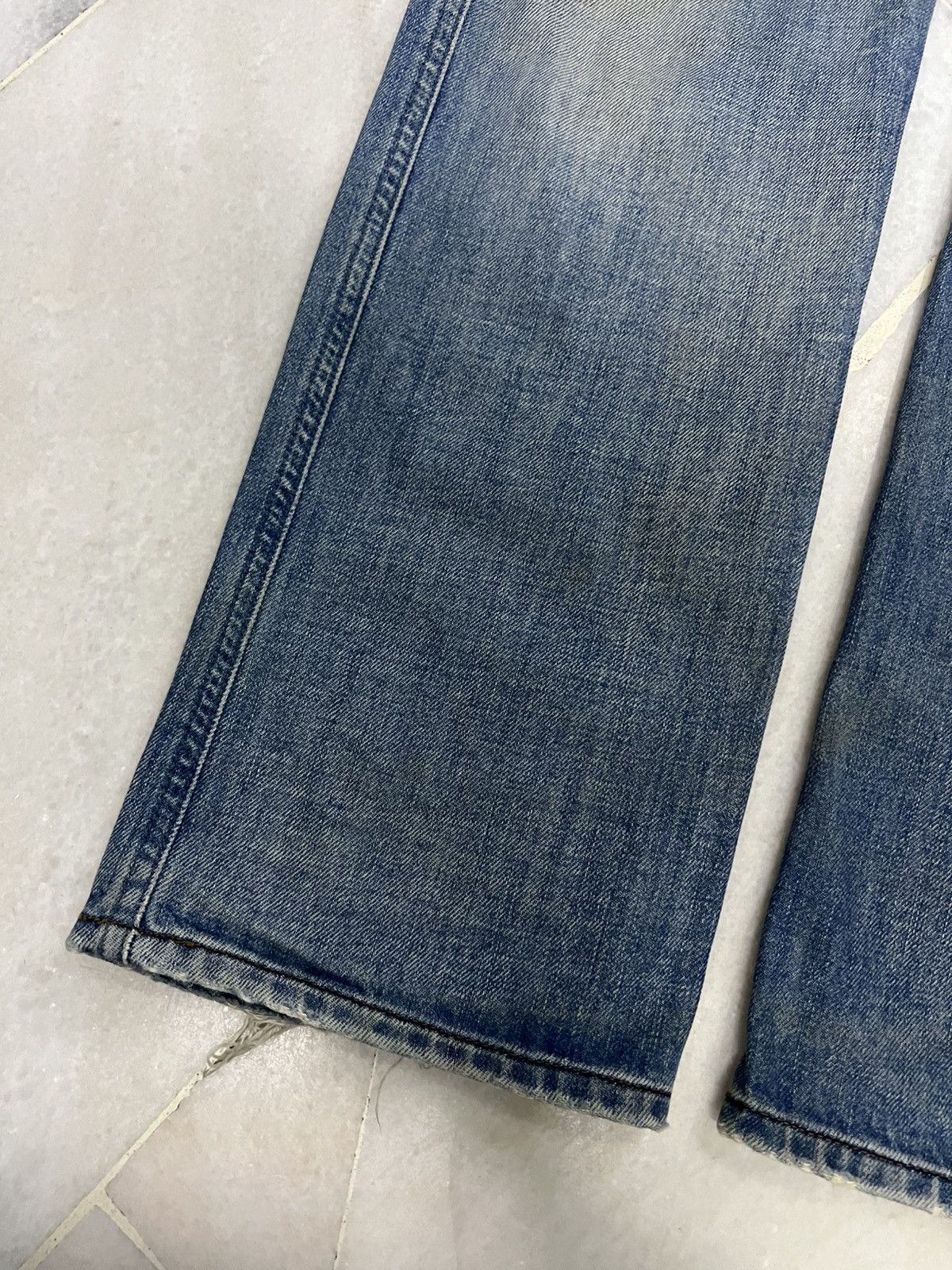 Diesel × If Six Was Nine × Japanese Brand 💥Insane 90s Diesel Industry Paddom Distressed Mud Wash Jean Size US 32 / EU 48 - 6 Thumbnail