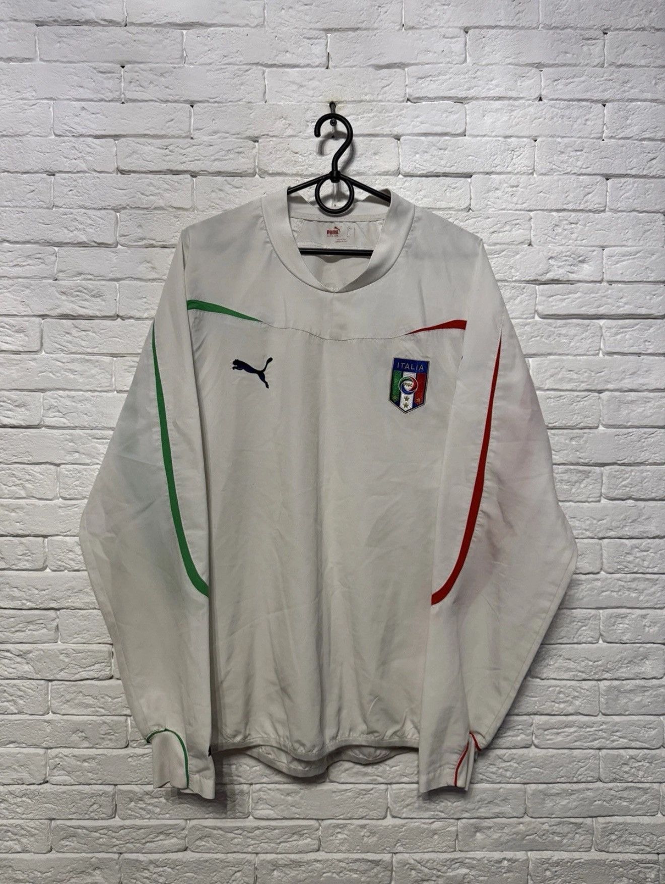 Puma Puma Italy 10/11 Trainig Jersey Nylon Longsleeve Football Size US L / EU 52-54 / 3 - 1 Thumbnail