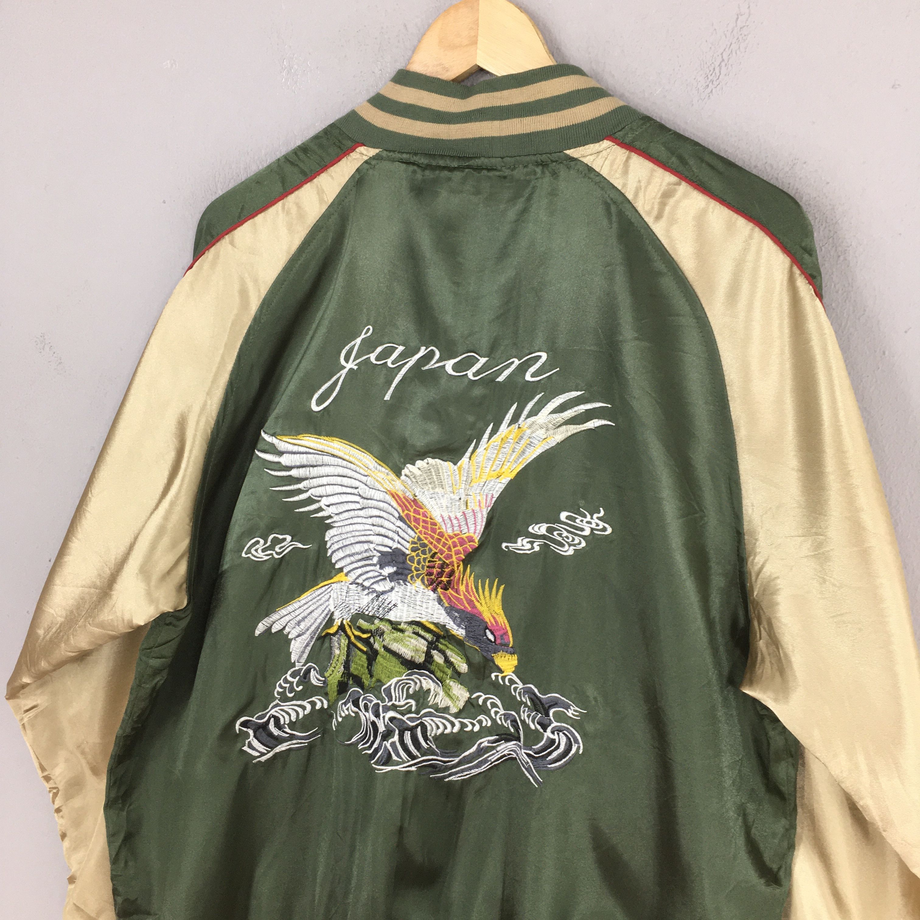 Japanese Brand Vintage 1990s Sukajan Japan Phoenix Eagle Jacket XL Size US XL / EU 56 / 4 - 8 Thumbnail