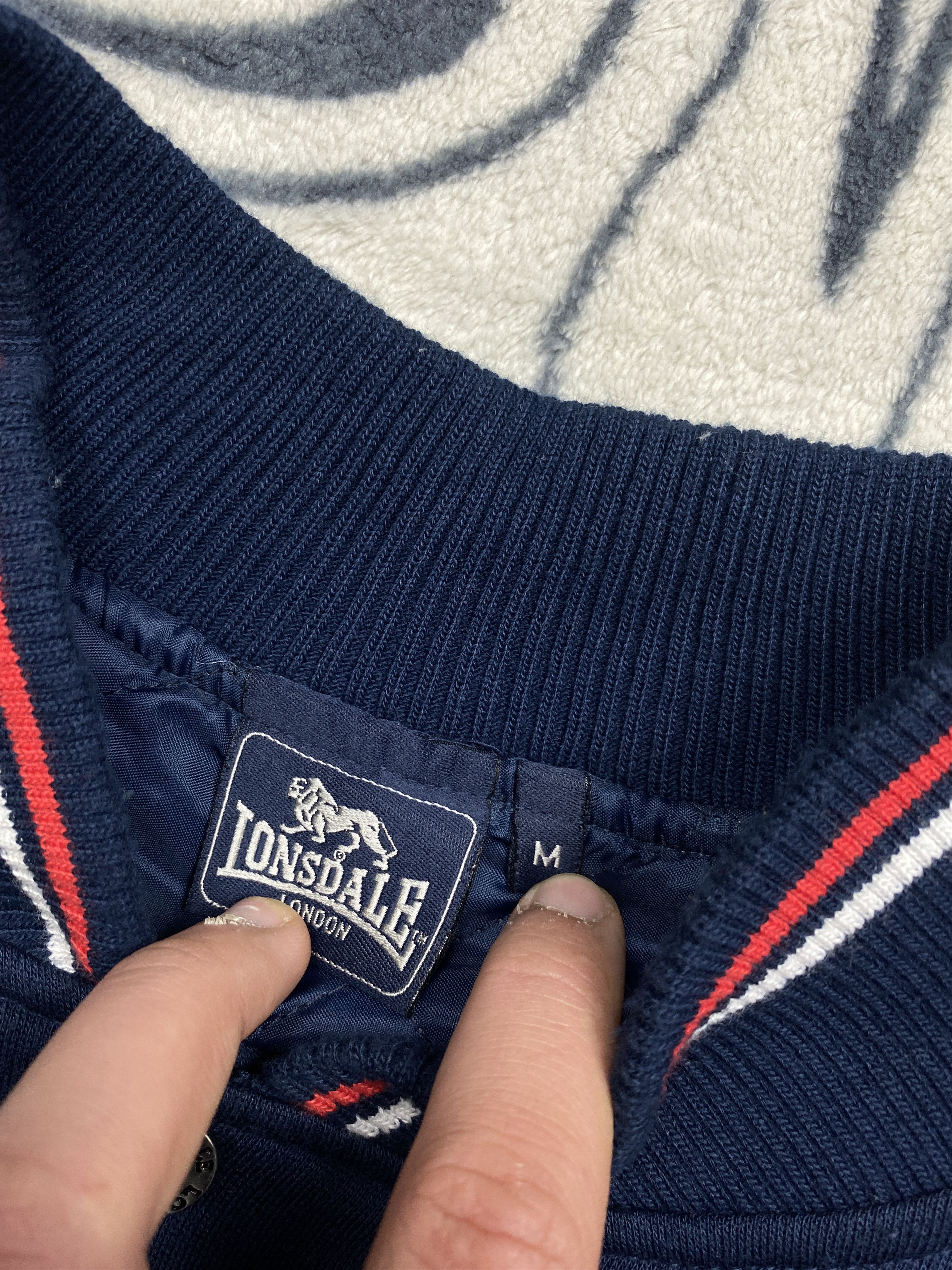 Lonsdale × Vintage Lonsdale Vintage Mens Bomber Jacket Varsity Size US M / EU 48-50 / 2 - 5 Thumbnail