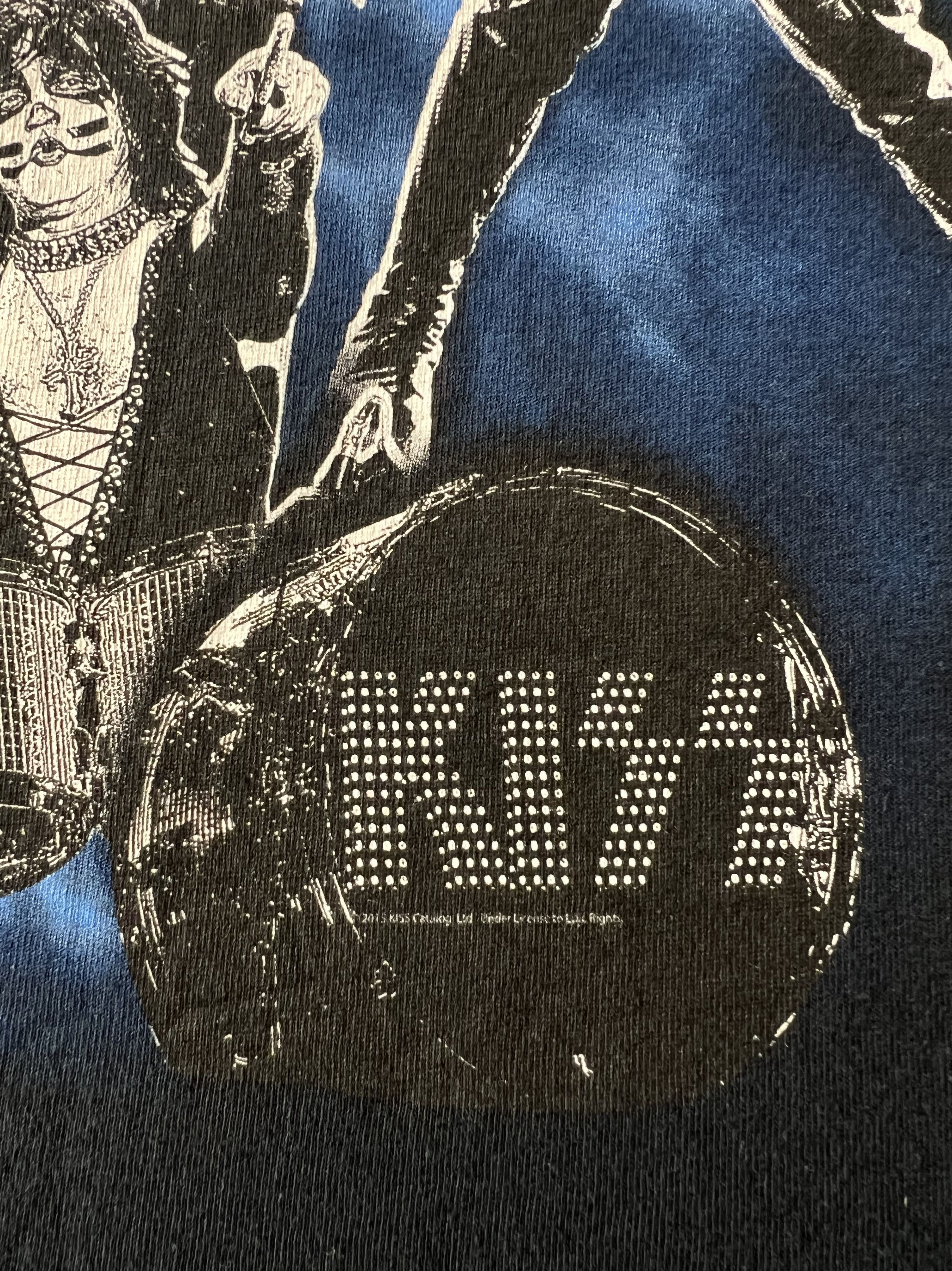 Band Tees Vintage 2015 Kiss Rock Band Tour Black T-shirt Size US S / EU 44-46 / 1 - 7 Thumbnail