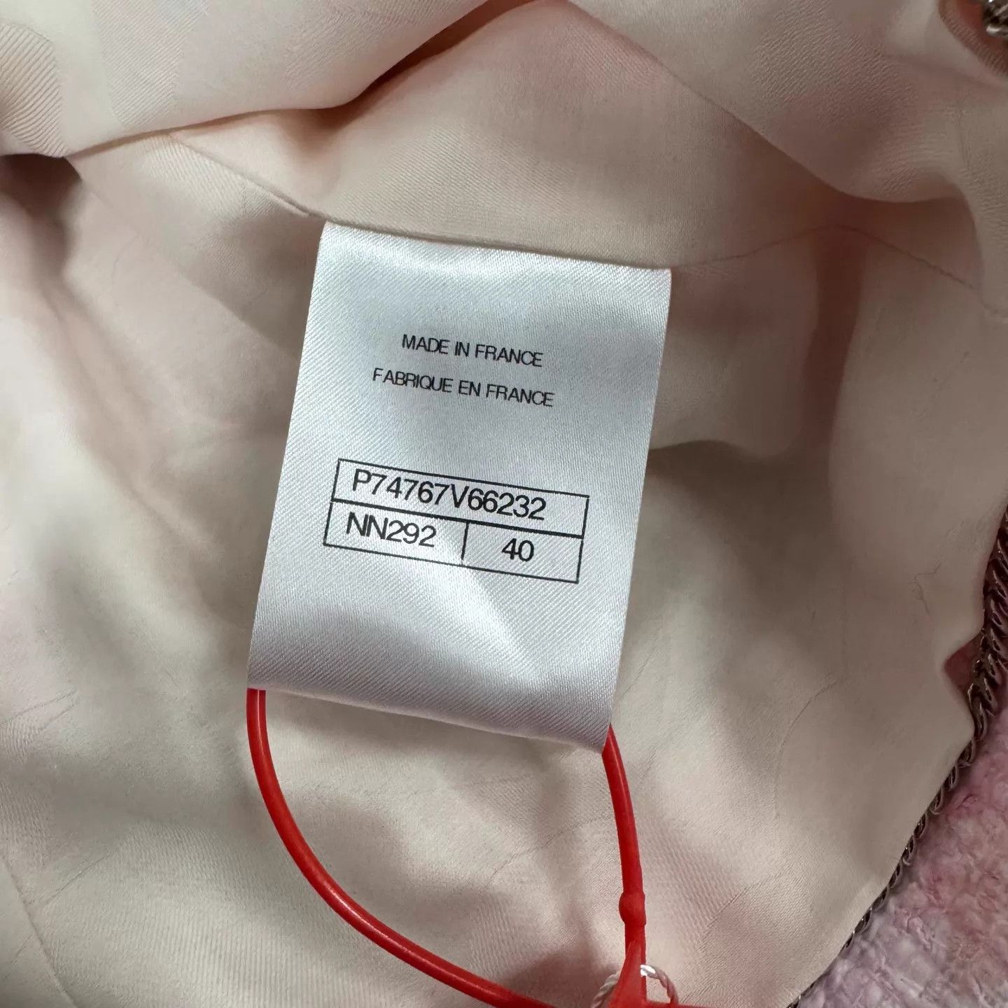 Chanel Chanel women's pink mosaic tweed short jacket Size M / US 6-8 / IT 42-44 - 8 Thumbnail