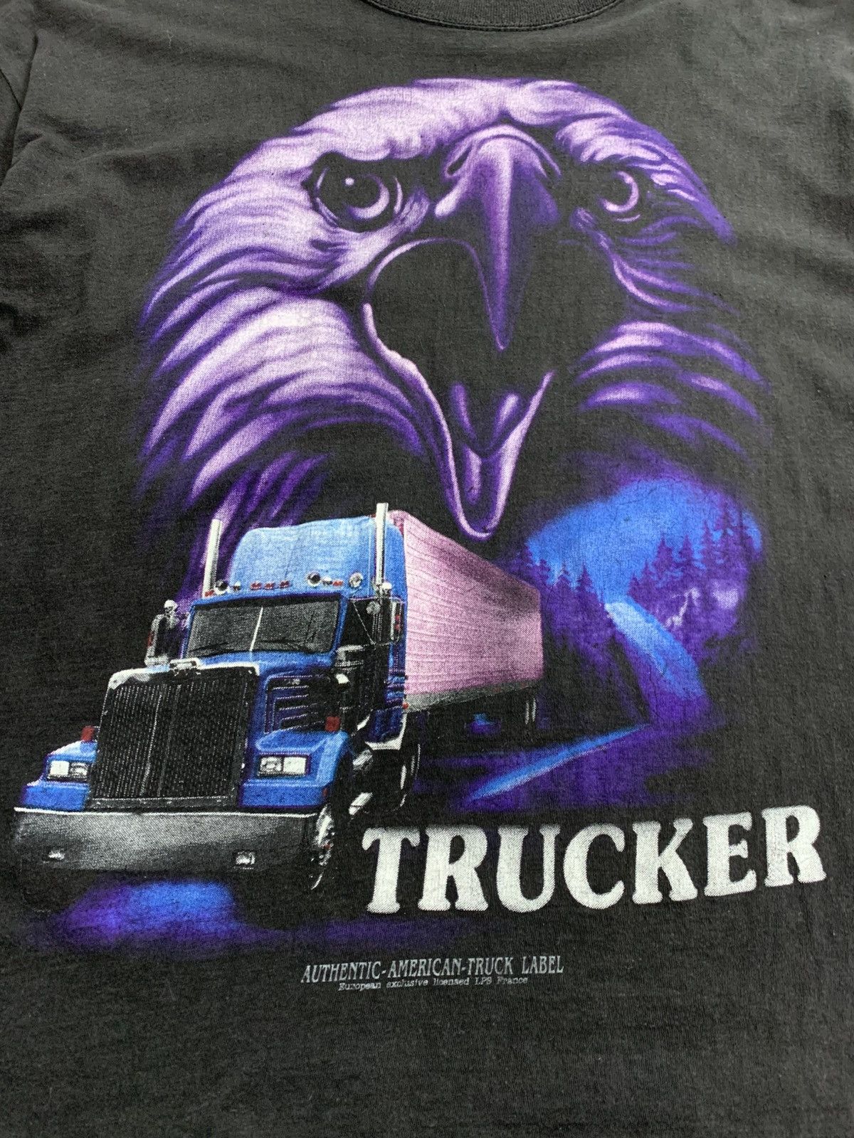 Vintage VTG 90’s American Truck Label Trucker 3d Emblem Style Size M Size US M / EU 48-50 / 2 - 2 Thumbnail
