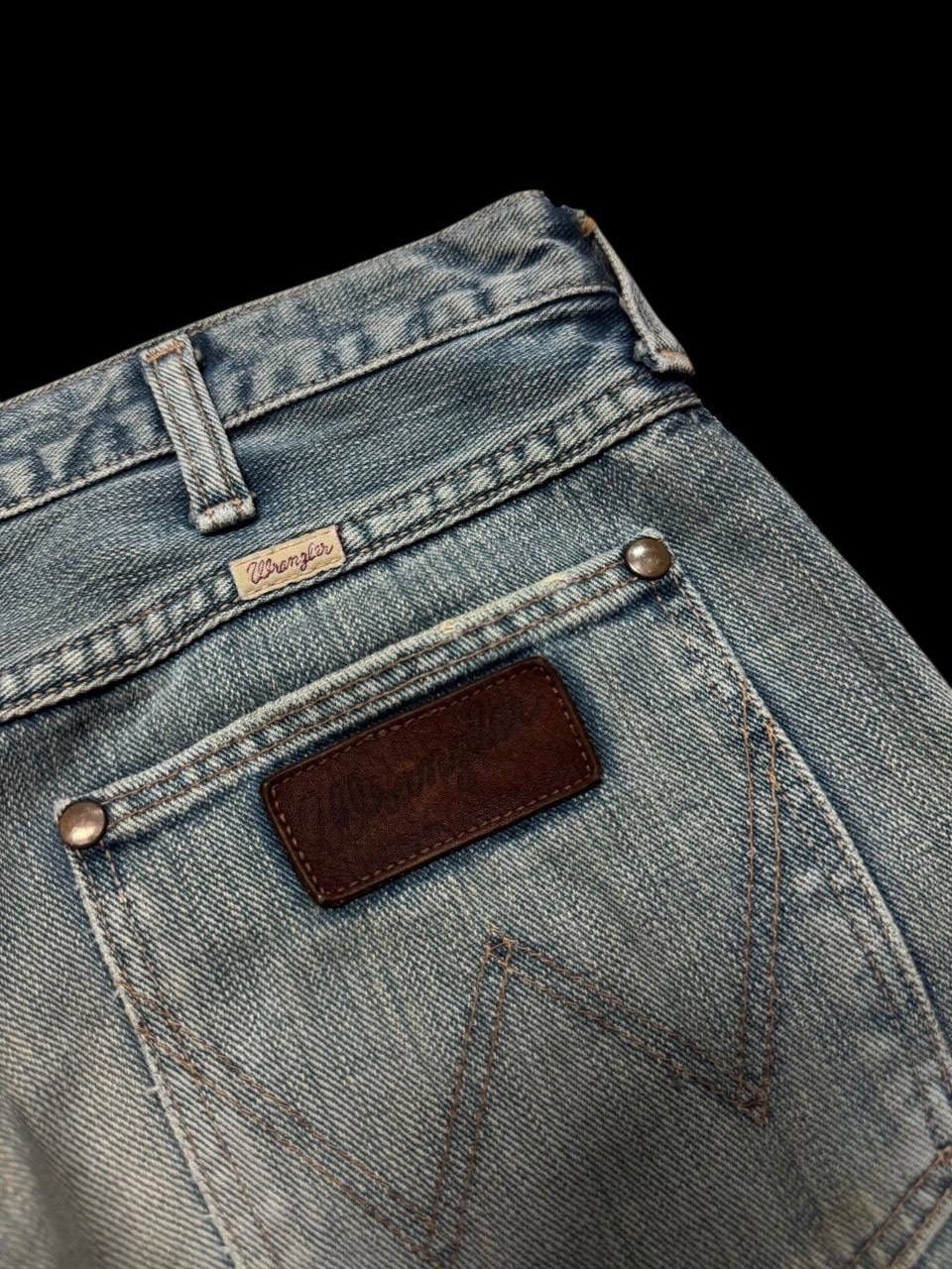 Other INSANE THRASHED 90s Wrangler Mudwash Distressed Sick Style Size US 30 / EU 46 - 17 Thumbnail