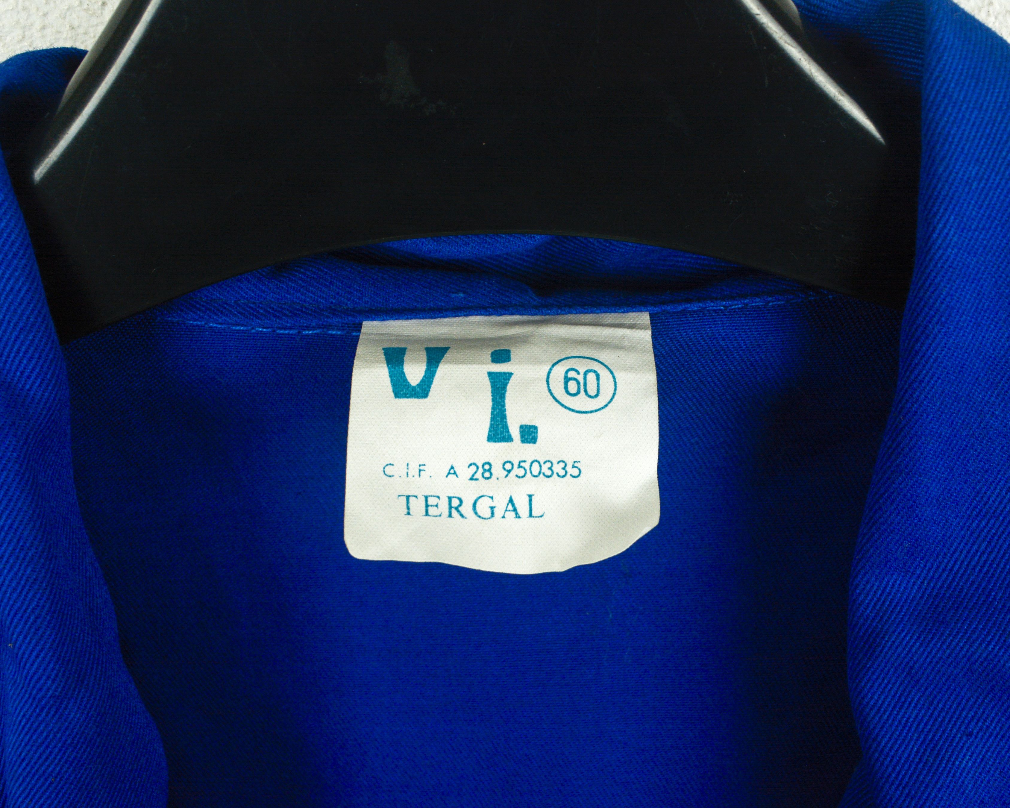 Vintage Tergal Mens 4XL Worker Jumpsuit Boilersuit Coverall Utility Size US 44 / EU 60 - 9 Thumbnail