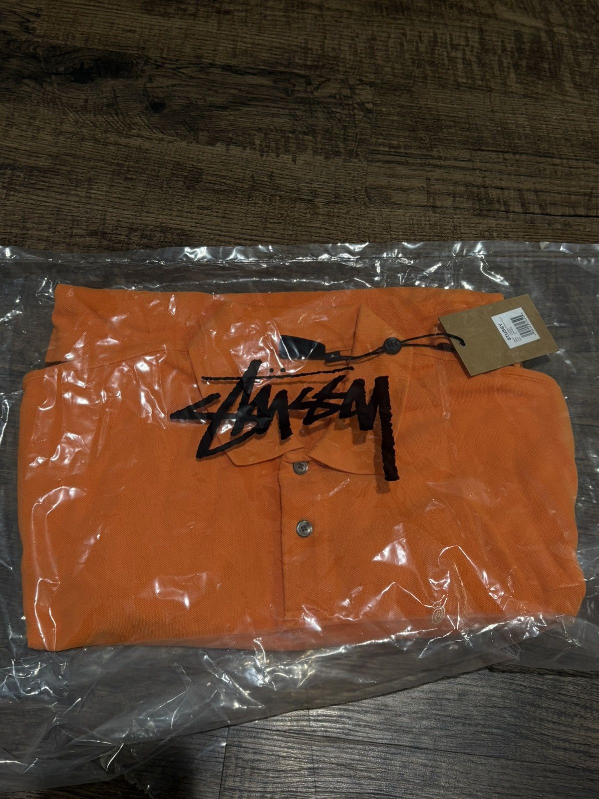 Nike Stussy Polo Orange Size US S / EU 44-46 / 1 - 2 Thumbnail