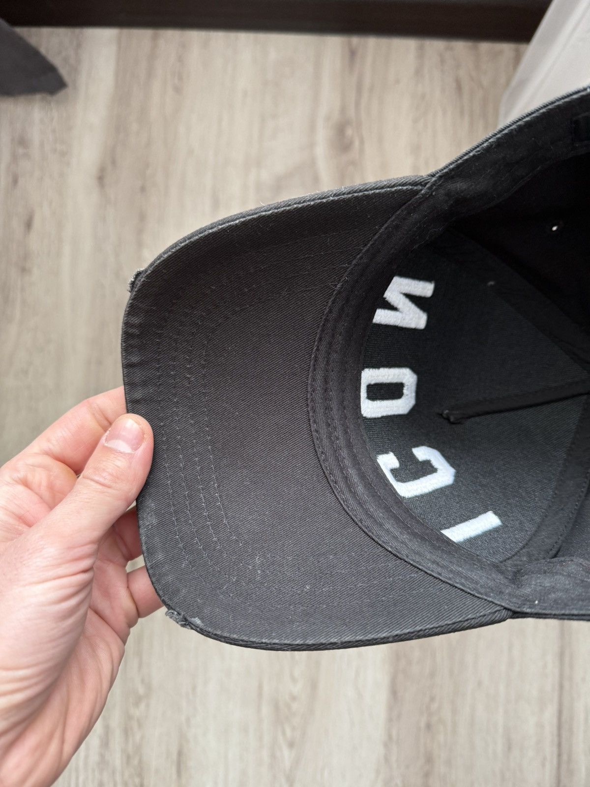 Dsquared2 DSQUARED2 ICON Logo Black Baseball Cap Adjustable Size ONE SIZE - 12 Thumbnail