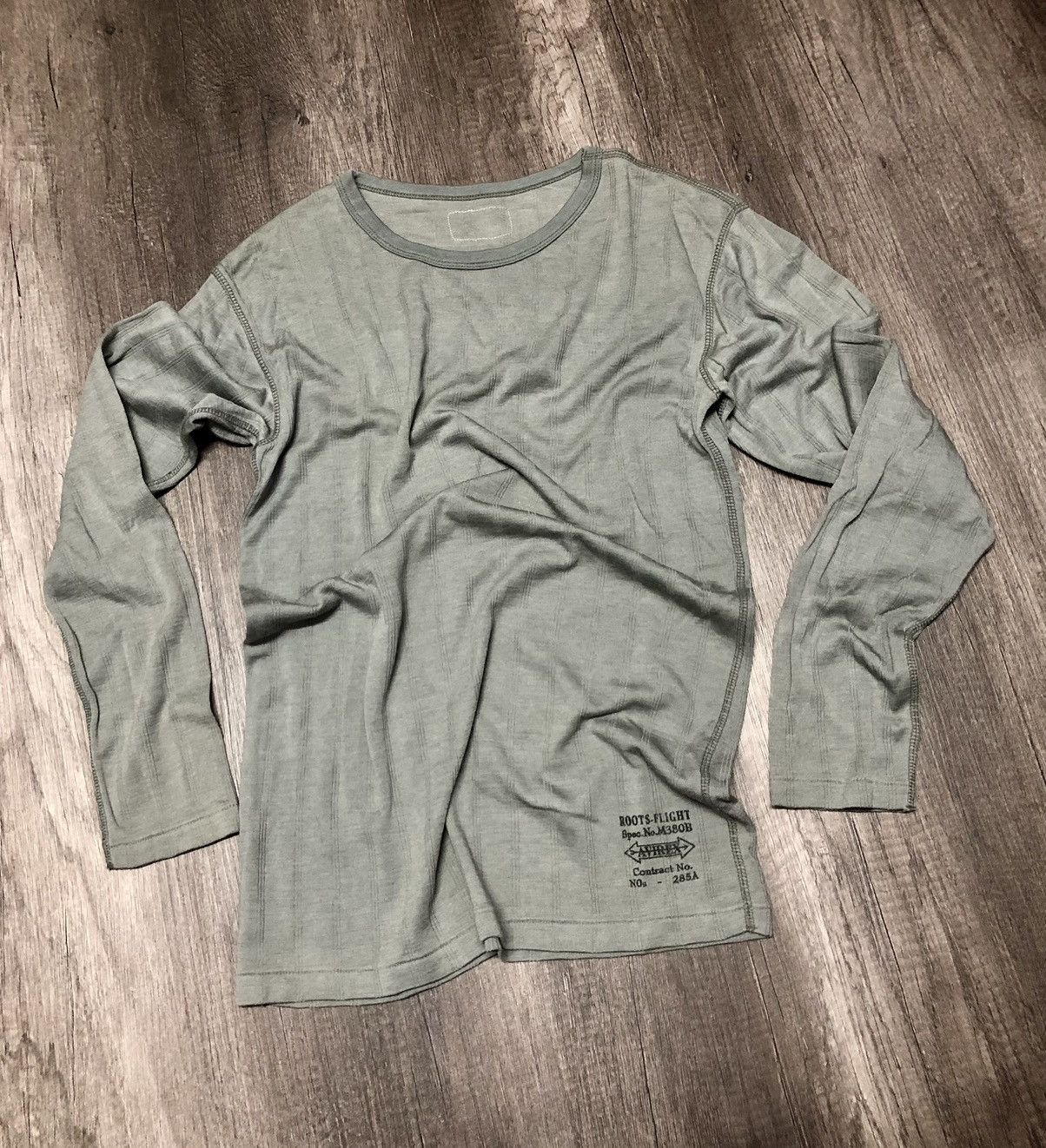 Avirex × Roots Of Flight VINTAGE AVIREX ROOTS FLIGHT NO M380B LONG SLEEVE TEE SHIRT Size US S / EU 44-46 / 1 - 10 Thumbnail
