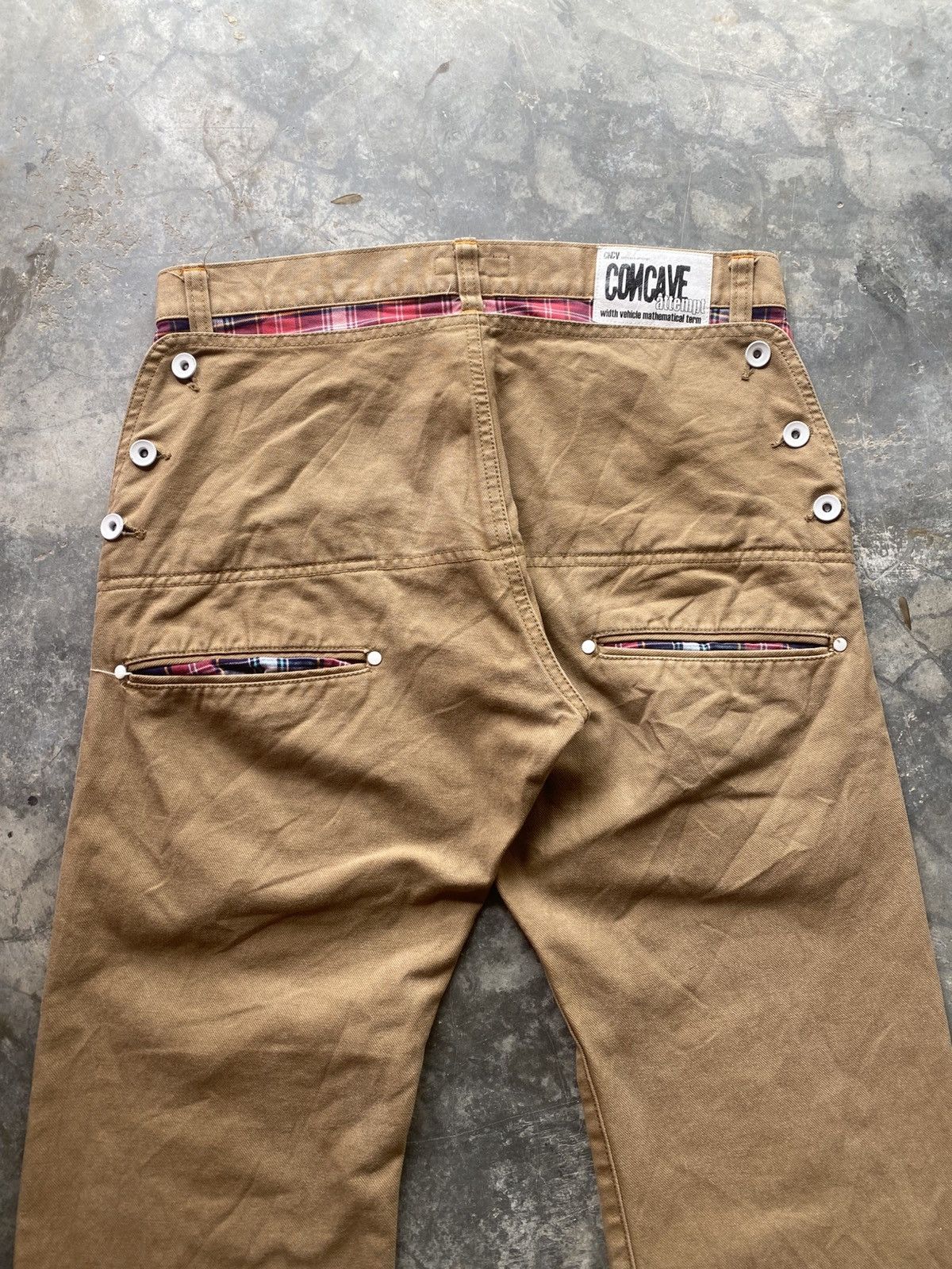 Japanese Brand CONCAVE ATTEMPT Double Butt Pant Size US 32 / EU 48 - 4 Thumbnail