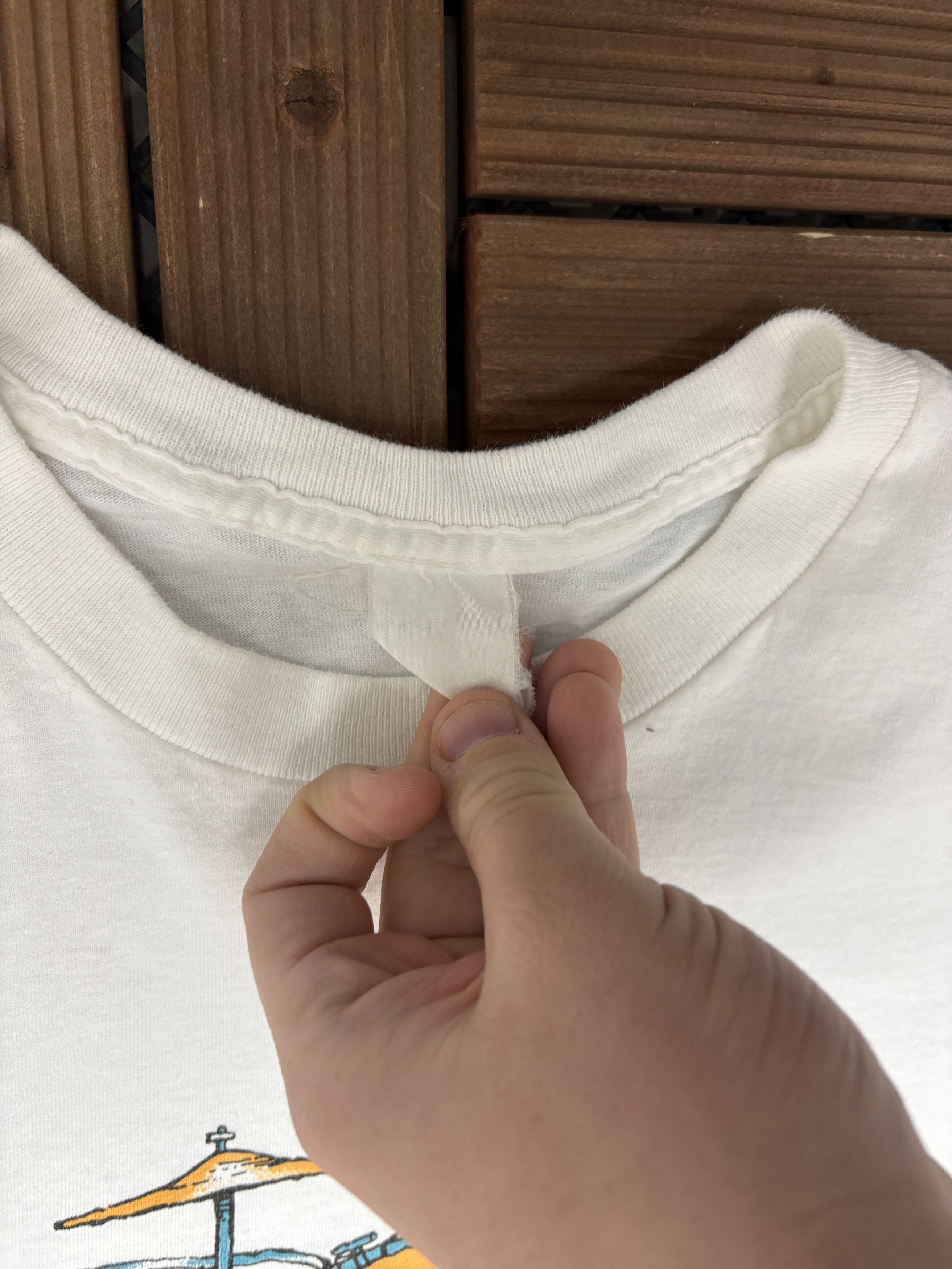Vintage Hard Rock Cafe Jamaica Vintage White T-Shirt Tee Size US L / EU 52-54 / 3 - 5 Thumbnail
