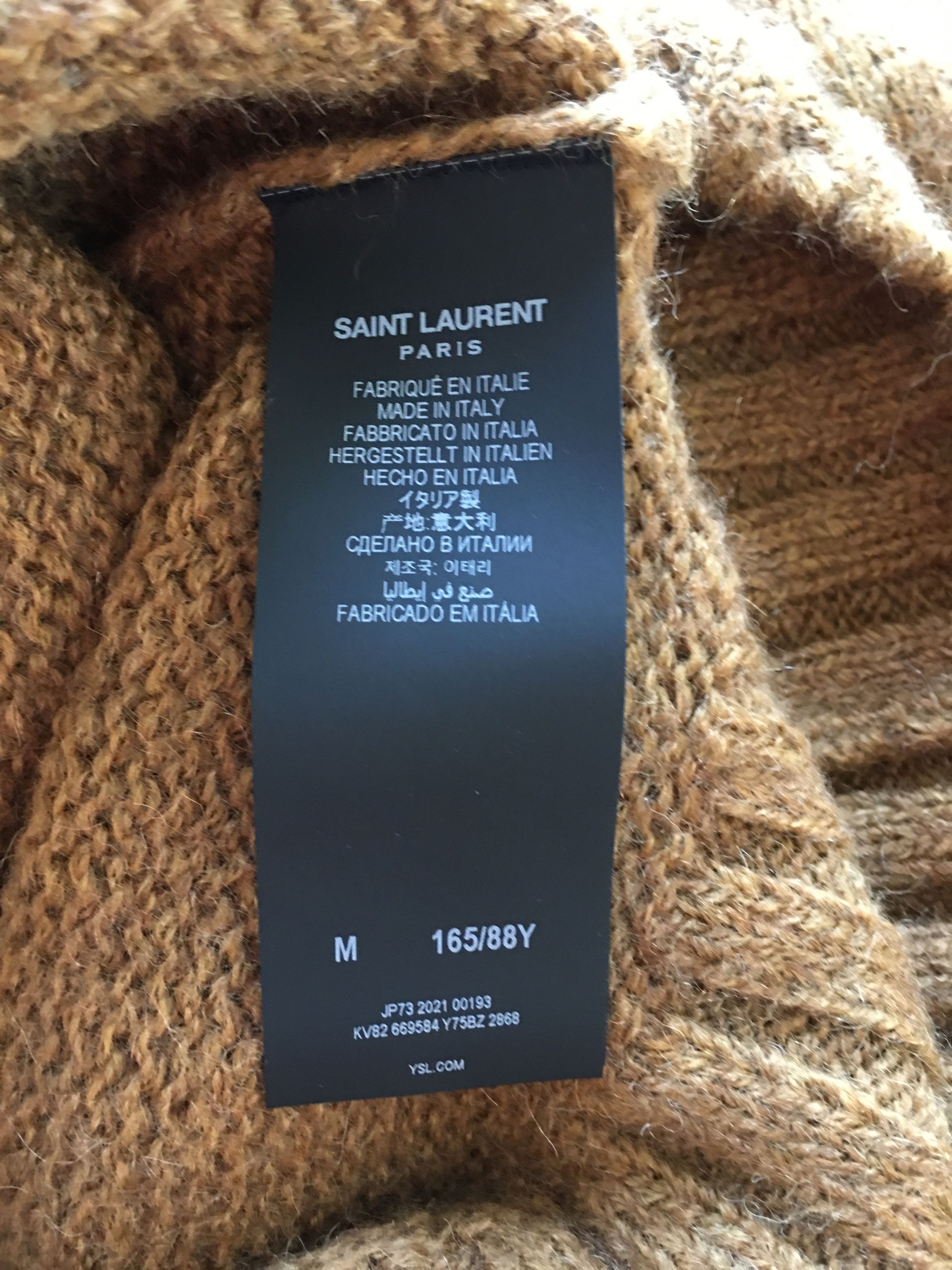 Saint Laurent Paris FW'21 Sweater Elongated Size M / US 6-8 / IT 42-44 - 6 Thumbnail