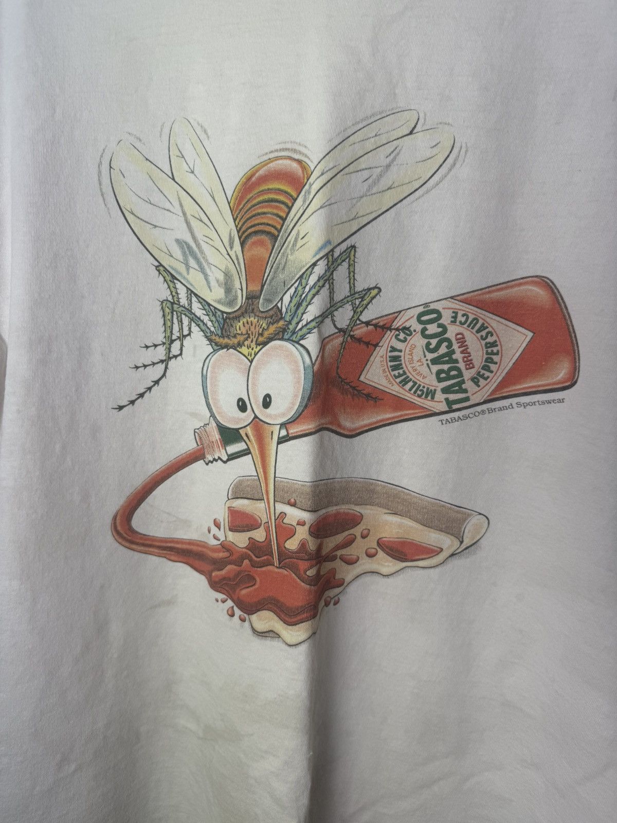 Band Tees 90’s THRASHED Tabasco Hot Sauce Tee Size US L / EU 52-54 / 3 - 6 Thumbnail