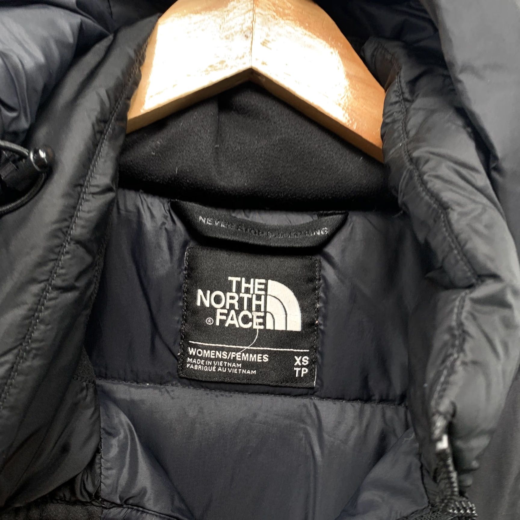 The North Face The North Face Metropolis Down 550 Puffer Coat Womens XS Black Hooded Waterproof Jacket Coat Size XS / US 0-2 / IT 36-38 - 3 Thumbnail