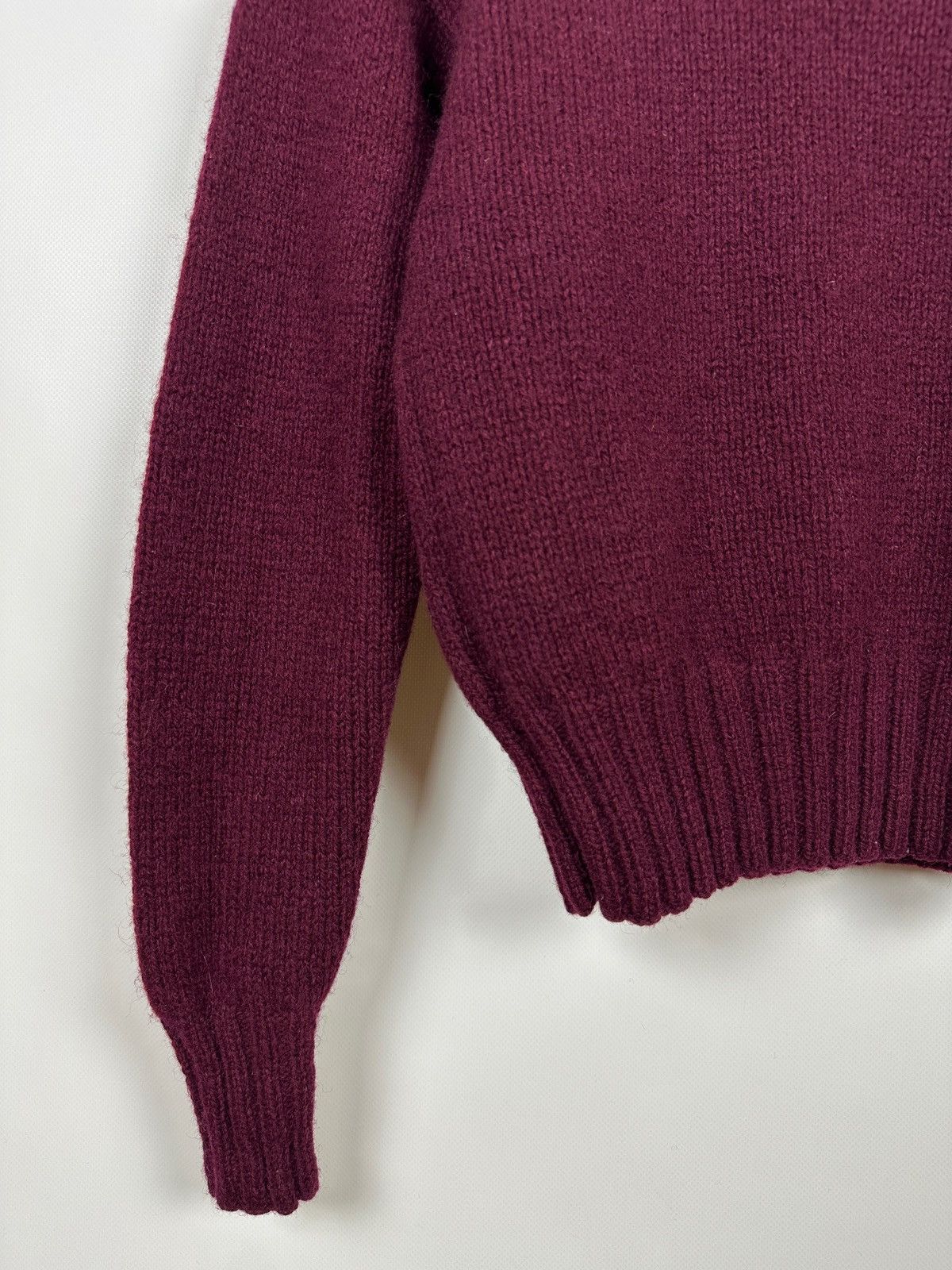 Polo Ralph Lauren 80s Vintage Ralph Lauren Pheasant Wool Hand Knit Sweater Size M / US 6-8 / IT 42-44 - 14 Thumbnail