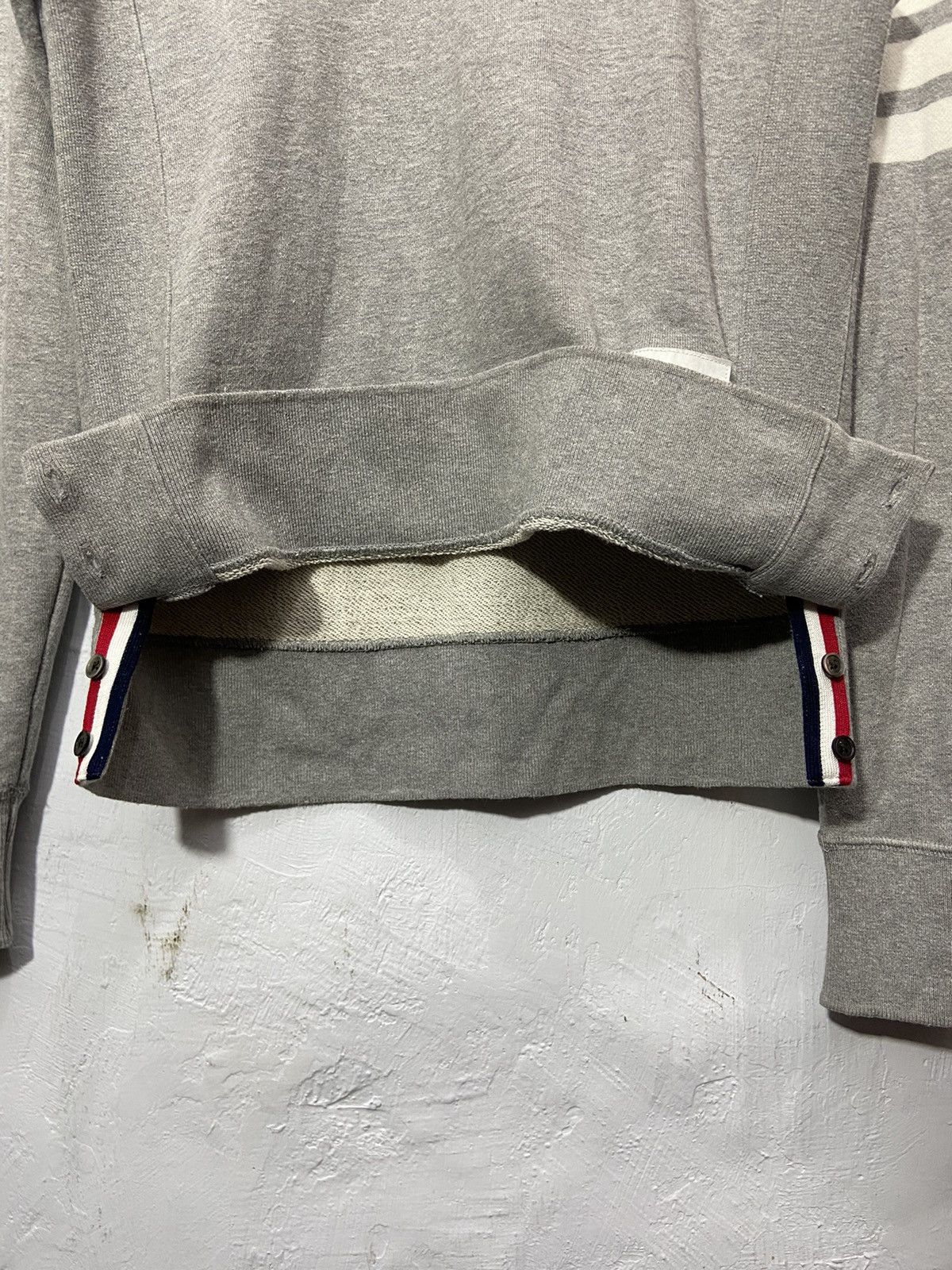 Thom Browne Thom Browne 4 - Bar Loopback Sweatshirt Size US S / EU 44-46 / 1 - 8 Thumbnail