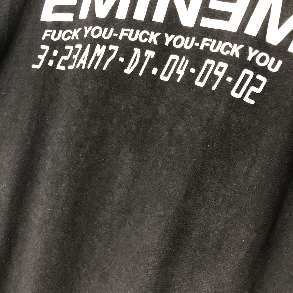 Eminem Eminem 2002 Fuck You tour vintage tee t shirt Size US L / EU 52-54 / 3 - 9 Thumbnail