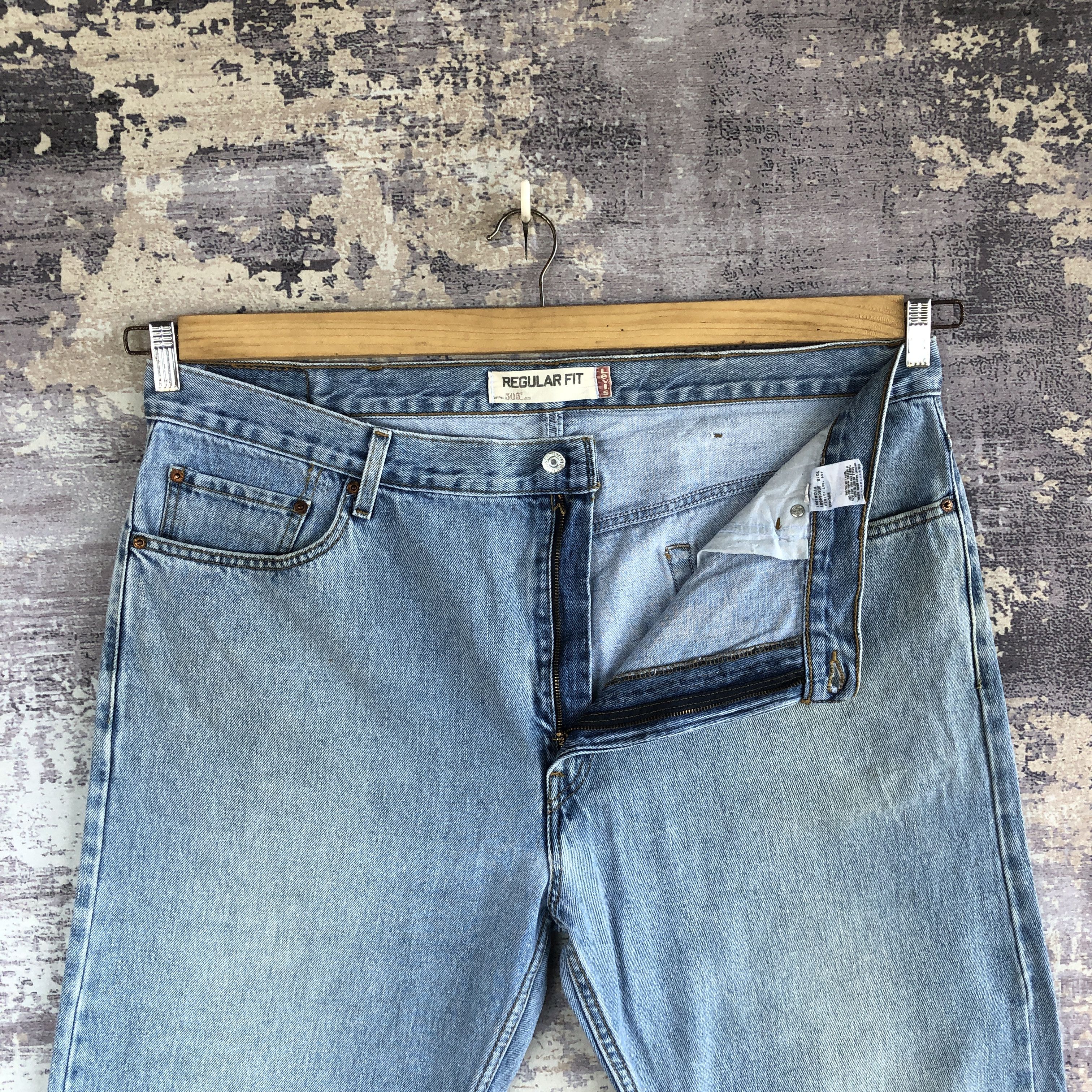 Levi's Vintage Y2K Levis Faded Jeans Levi's 505 Light Wash Denim Size US 44 / EU 60 - 6 Thumbnail