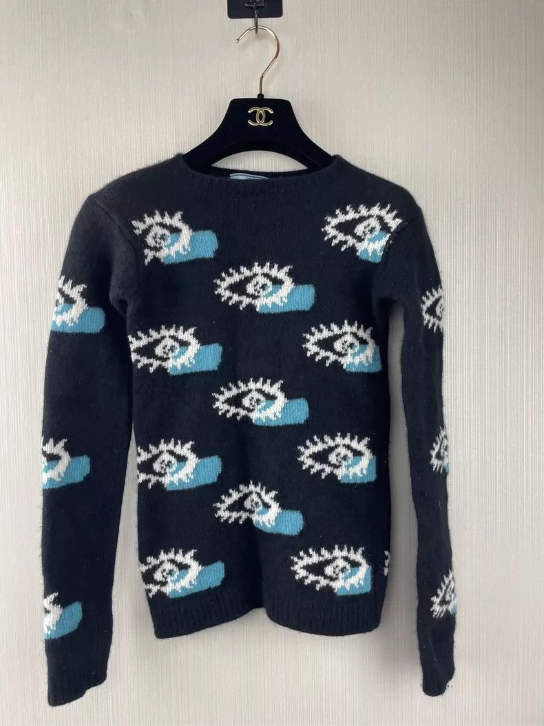 Prada PradaEye of the Sun Wool Knitwear 2503-Nextarrow Size US XS / EU 42 / 0 - 1 Thumbnail