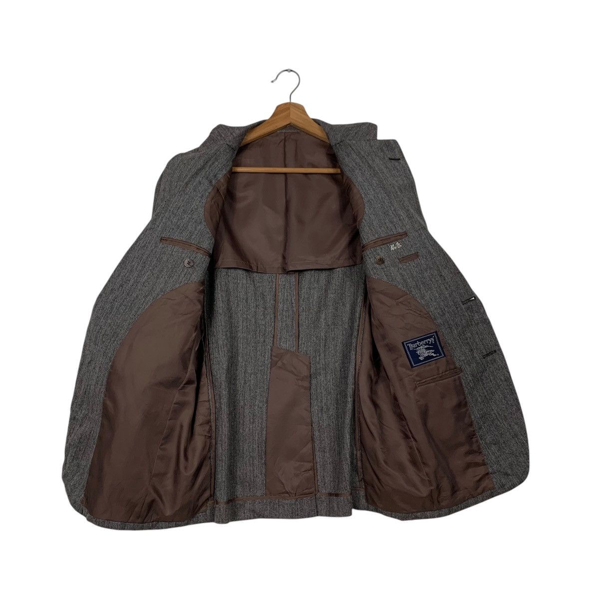 Burberry 90’s BURBERRYS Wool Suit Jacket Blazers #2315-C103 Size US M / EU 48-50 / 2 - 11 Thumbnail