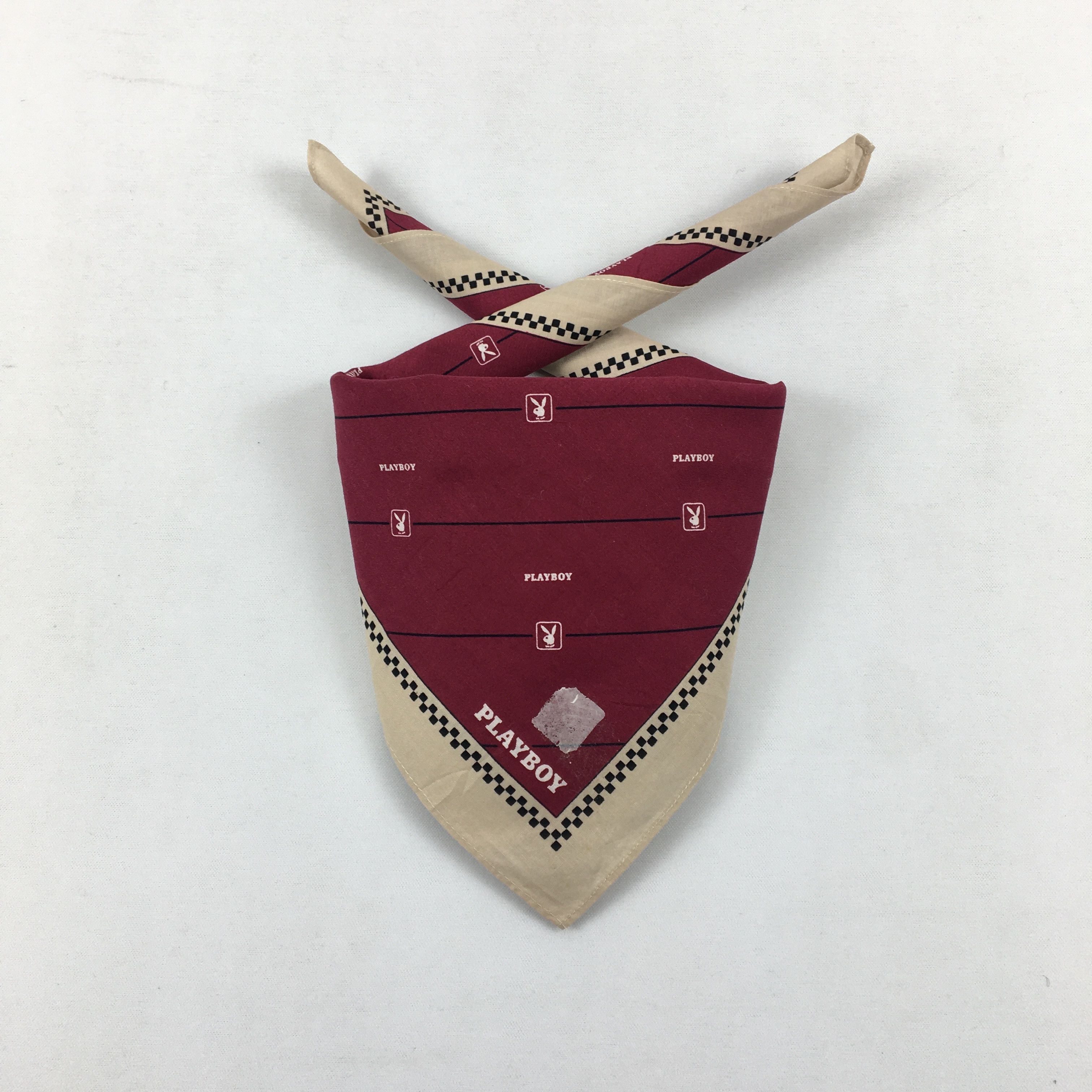 Playboy Vintage Playboy Handkerchief Neckerchief Bandana Size ONE SIZE - 1 Thumbnail