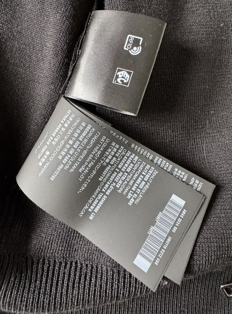 Prada Prada Black Sweatshirt & Wool Jacket with Re-Nylon Details Size US M / EU 48-50 / 2 - 6 Thumbnail