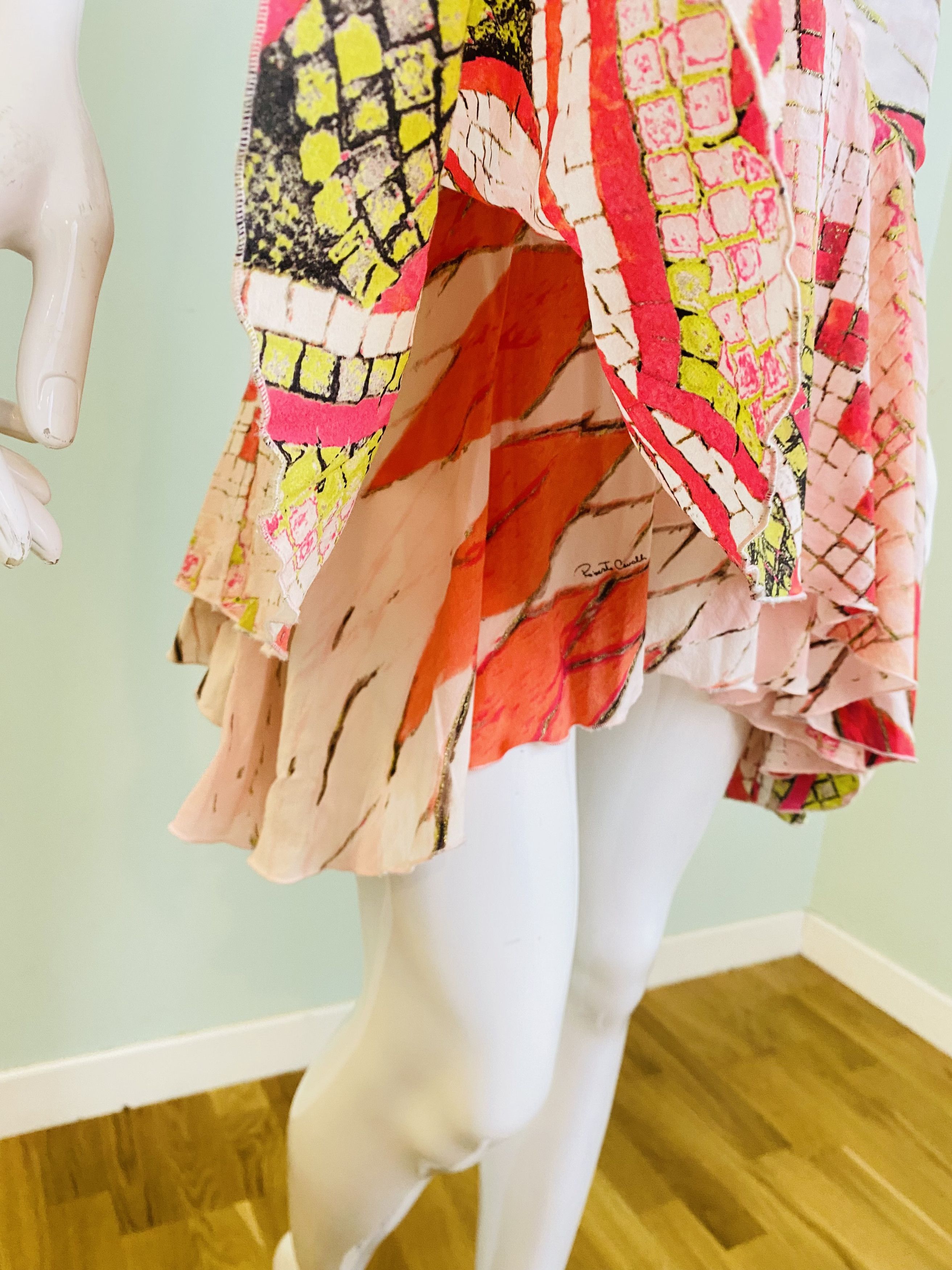 Roberto Cavalli Roberto Cavalli S/S 2004 Silk Runway Midi Skirt Size 26" / US 2 / IT 38 - 11 Thumbnail