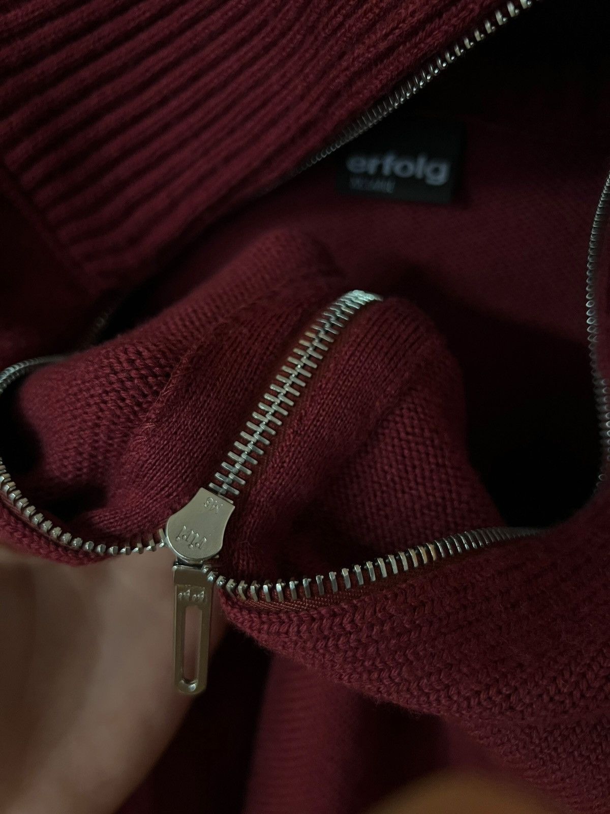 Vintage ERFOLG vintage knitted sweater RIRI ZIP vintage switzerland Size US M / EU 48-50 / 2 - 8 Thumbnail