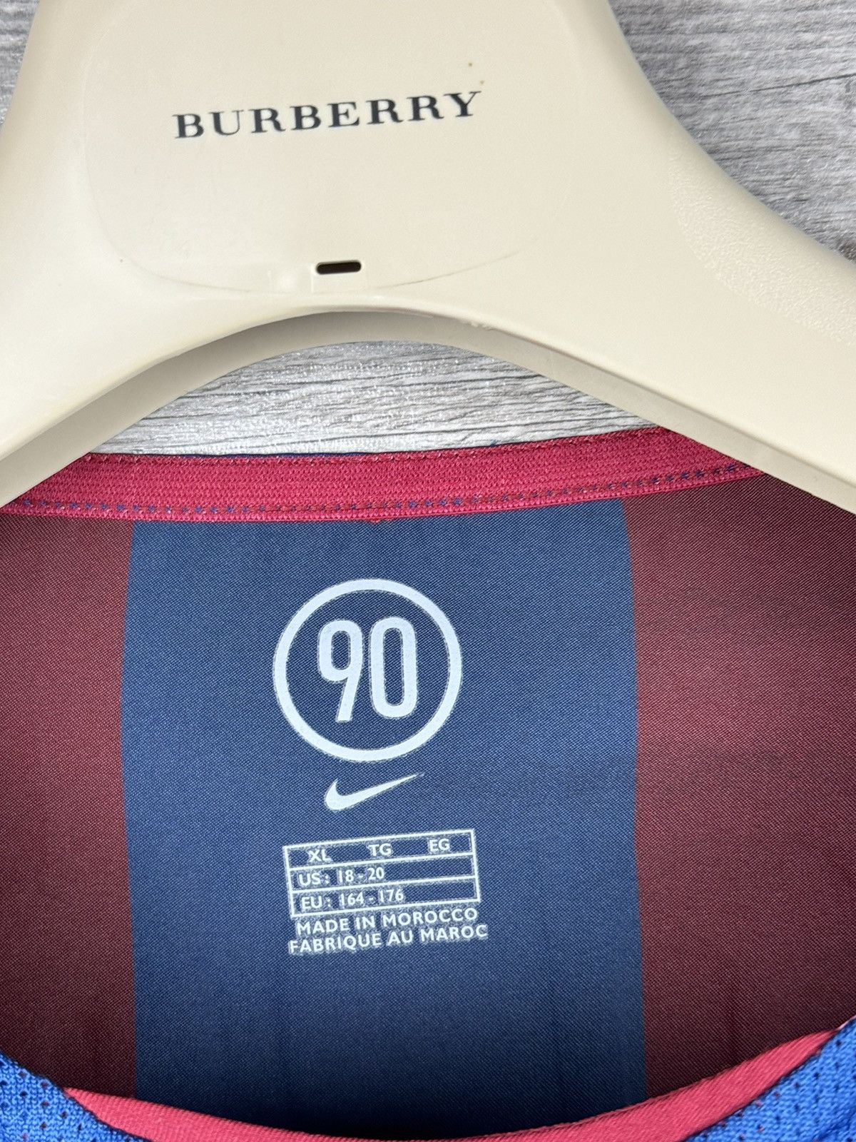 Nike × Vintage Nike Barcelona 2004- 05 Home Shirt Y2K Drill size XS Size US XS / EU 42 / 0 - 7 Thumbnail