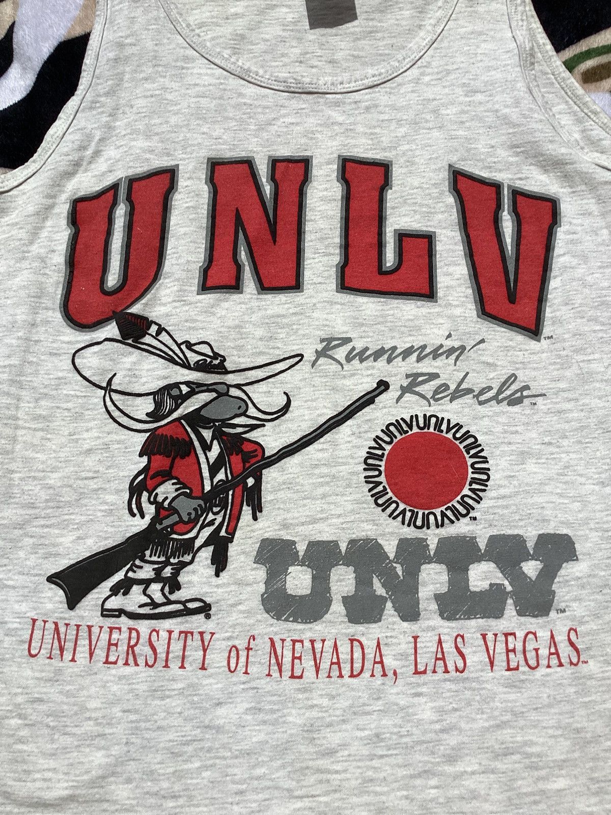 NCAA × Vintage Vintage 90s UNLV runnin rebels Miller USA made M tank top Size US M / EU 48-50 / 2 - 2 Thumbnail