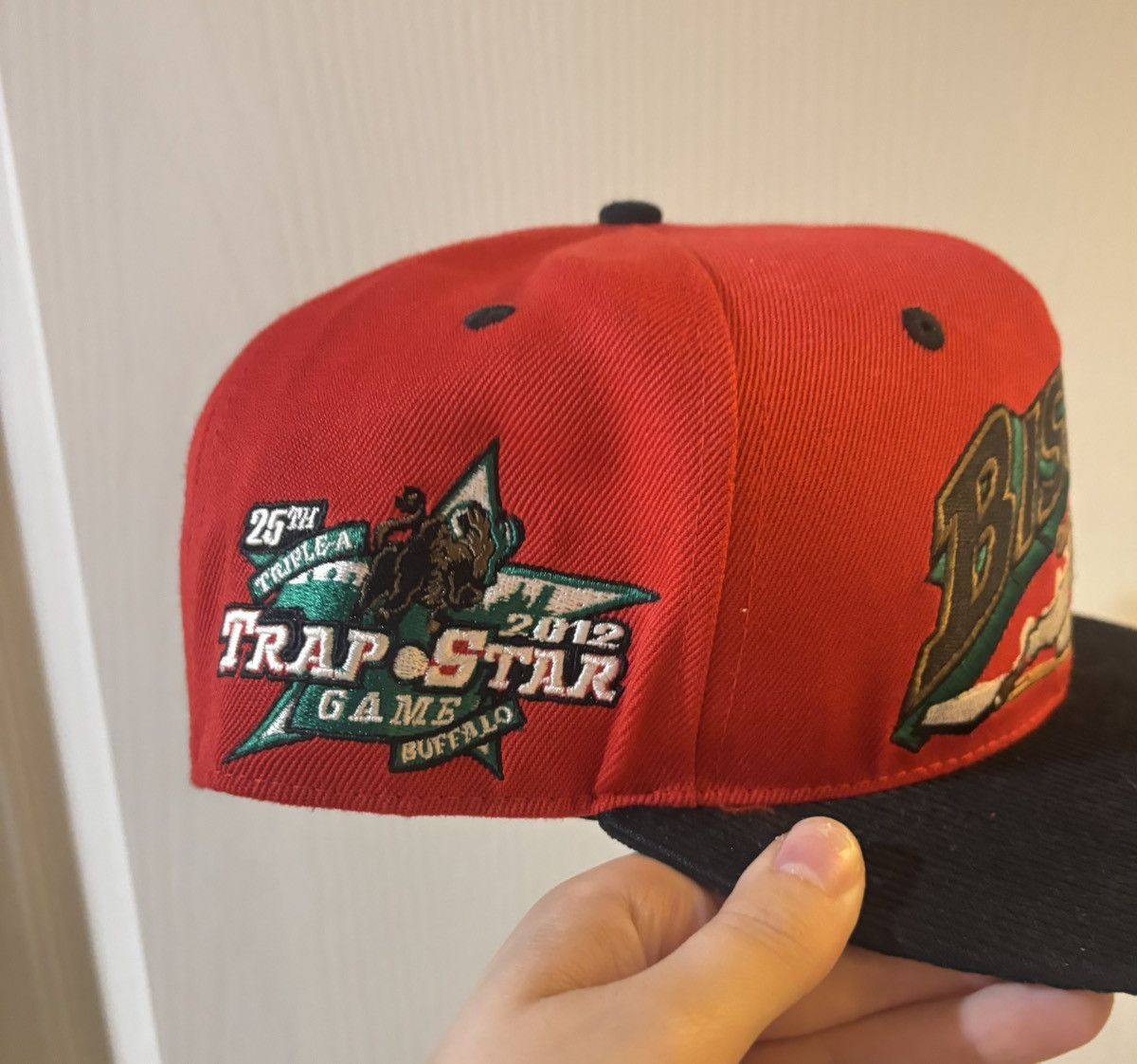 Other Buffalo Bisons Custom Two Tone Fitted Hat Size ONE SIZE - 2 Thumbnail