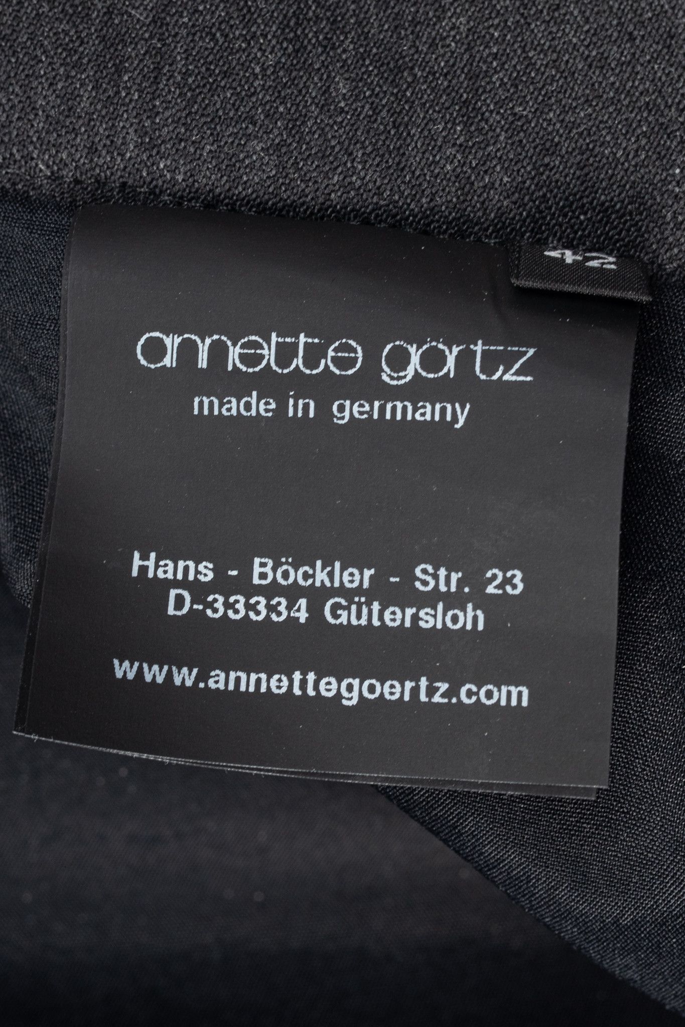 Annette Gortz Annette Gortz AW13 "Only" Wool-Flannel Knit-Trim Trousers Size 34" / US 12 / IT 48 - 9 Thumbnail