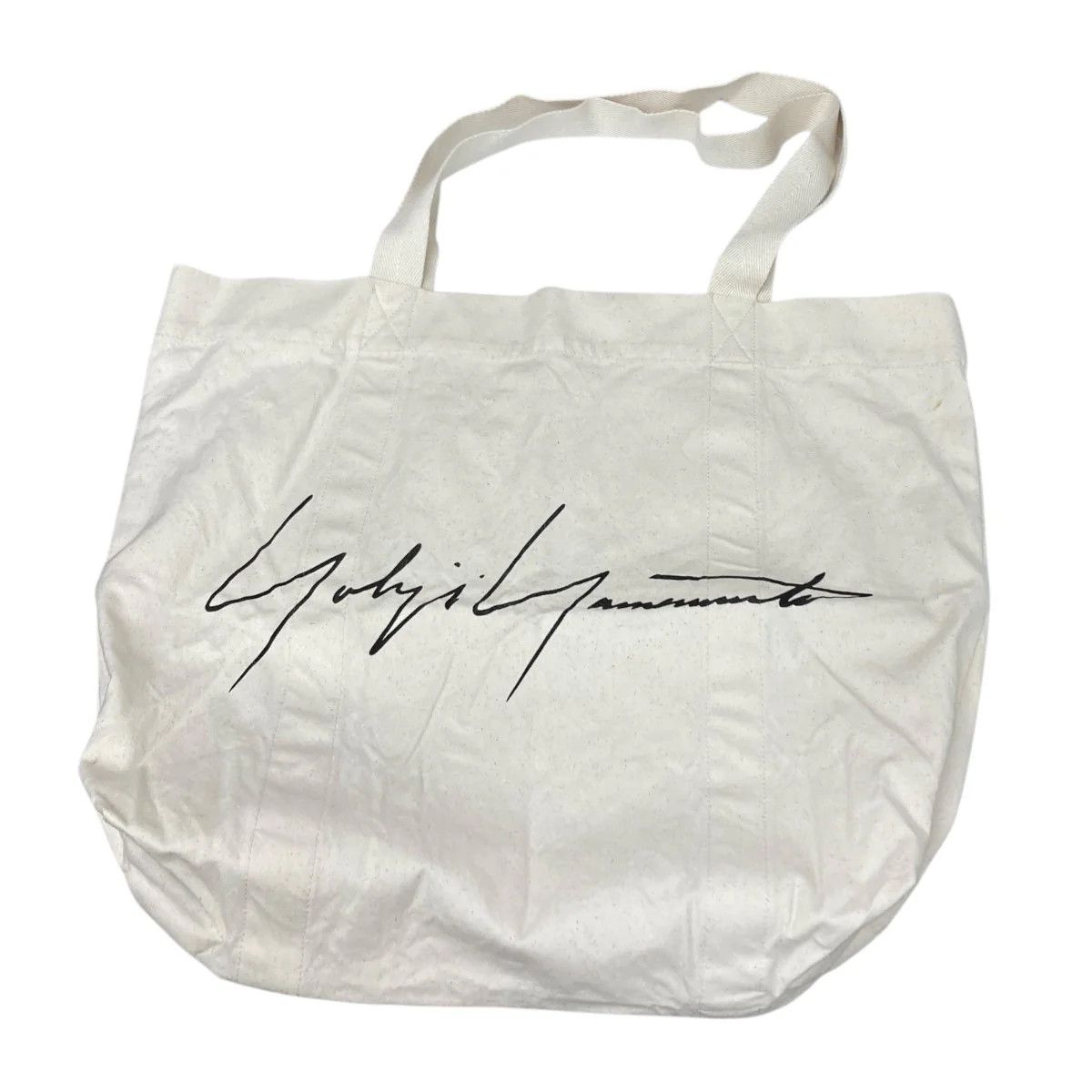 Yohji Yamamoto YOHJI YAMAMOTO // Signature Logo Tote Bag Size ONE SIZE - 1 Thumbnail