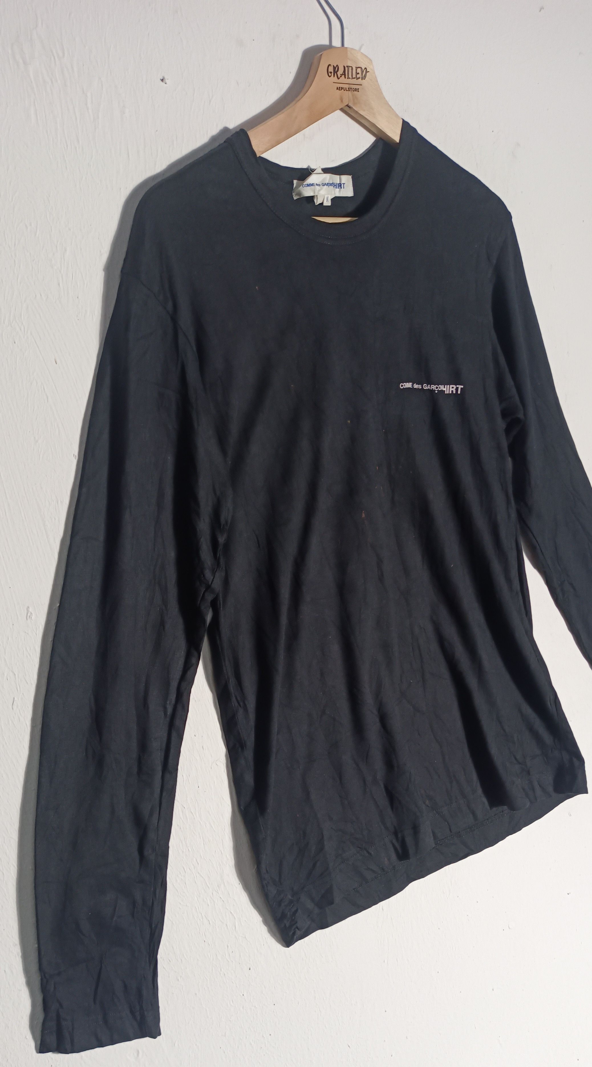 Comme des Garcons × Designer × Vintage Vintage💥Comme des Garcons Longsleeve Tshirt Size US M / EU 48-50 / 2 - 2 Thumbnail