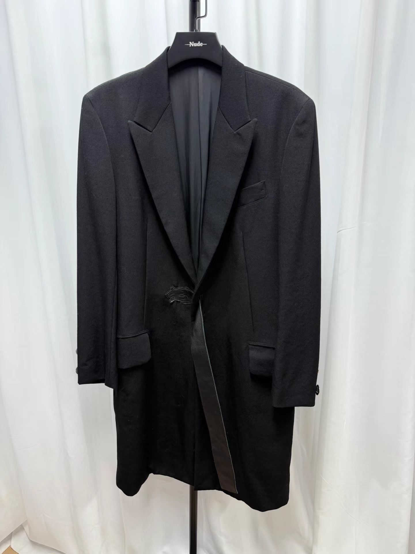 Yohji Yamamoto Yohji Yamamoto Y's 05AW Leather Wool Coat K20 Size US XL / EU 56 / 4 - 1 Thumbnail
