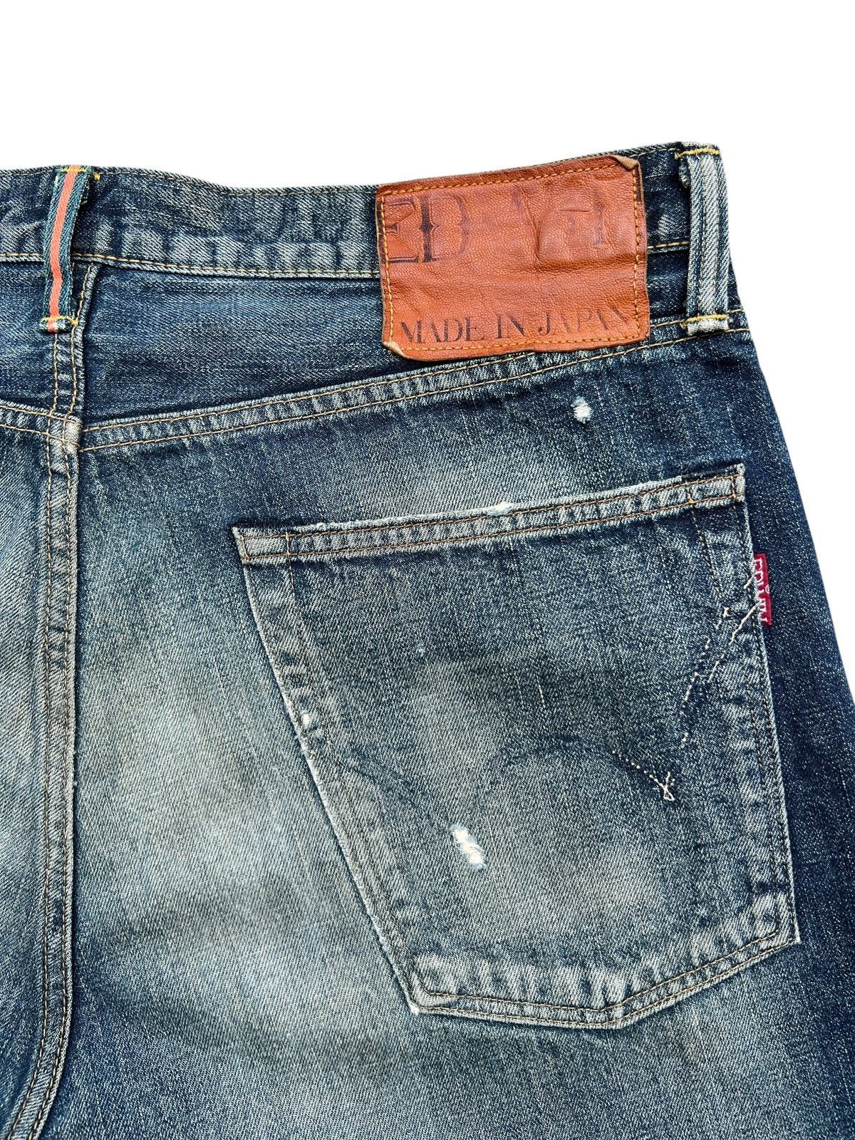 Edwin Vintage Edwin Selvedge Distressed Denim Jeans 36x34 Size US 36 / EU 52 - 9 Thumbnail
