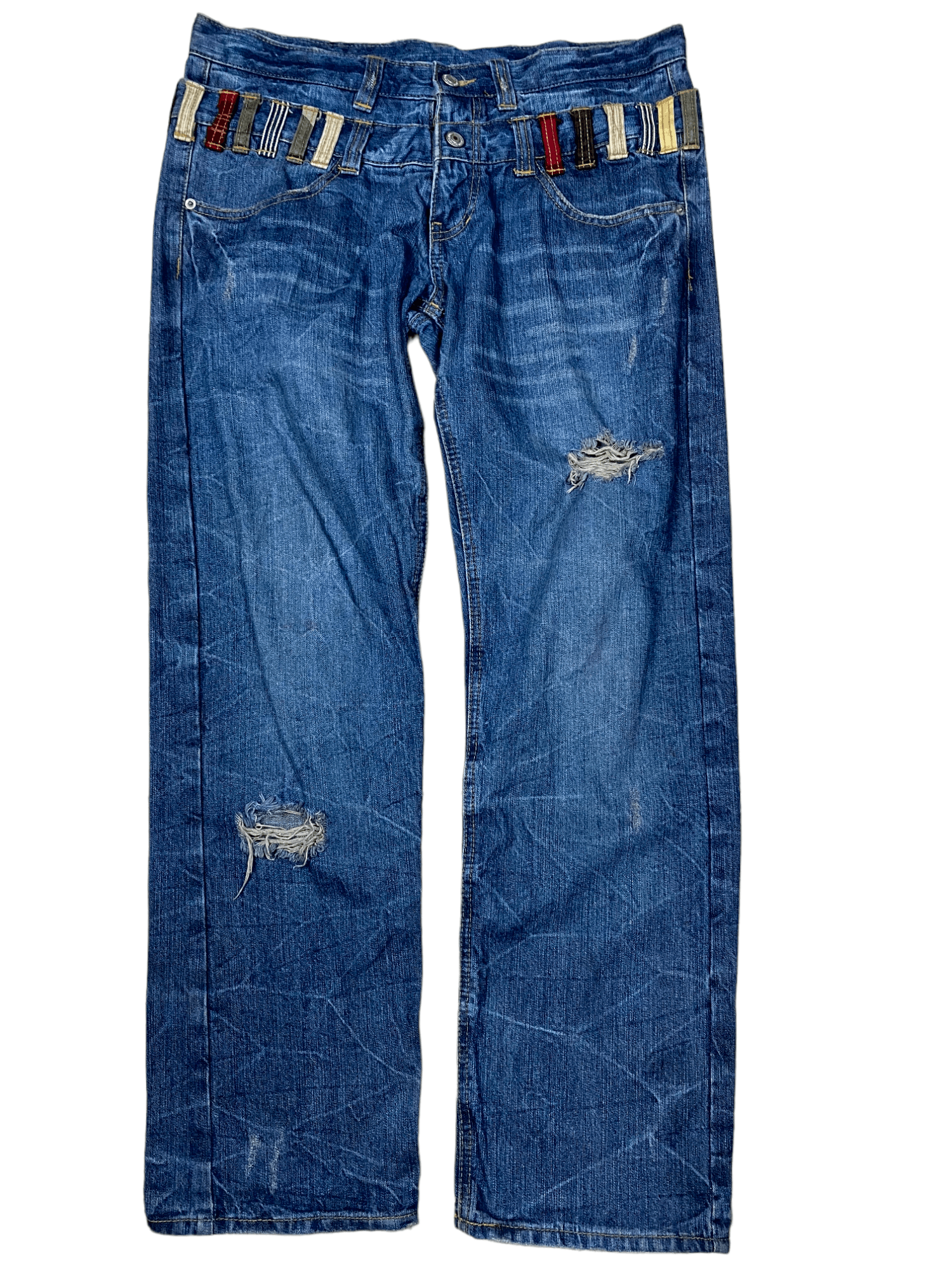 Japanese Brand × Vintage 🔥Vintage Denim Double Waist Japan 🔥 Size US 34 / EU 50 - 1 Thumbnail