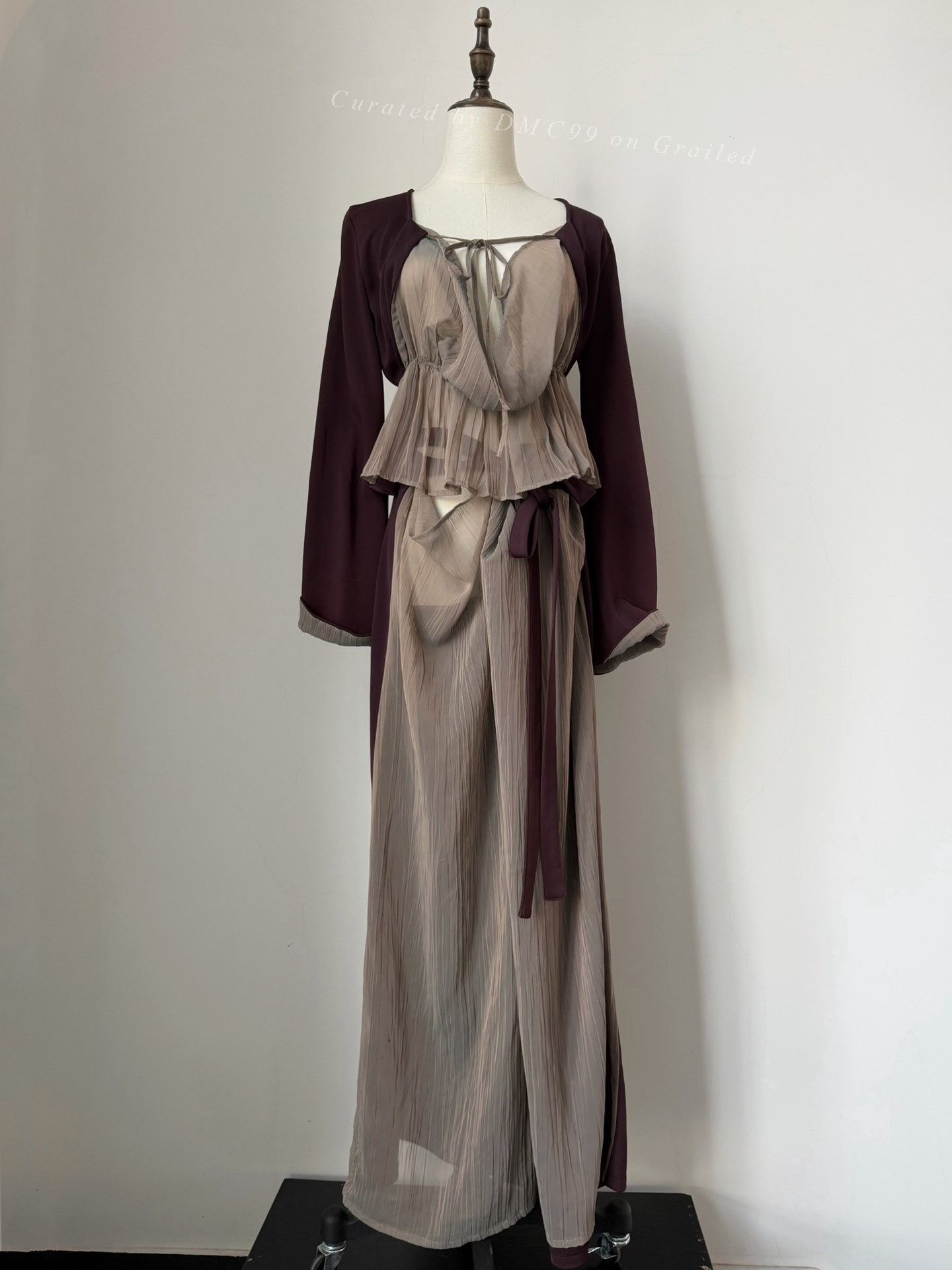 Jean Paul Gaultier Jean Paul Gaultier 1990s Runway Top & Skirt Set Size 40" / US 18 - 1 Thumbnail