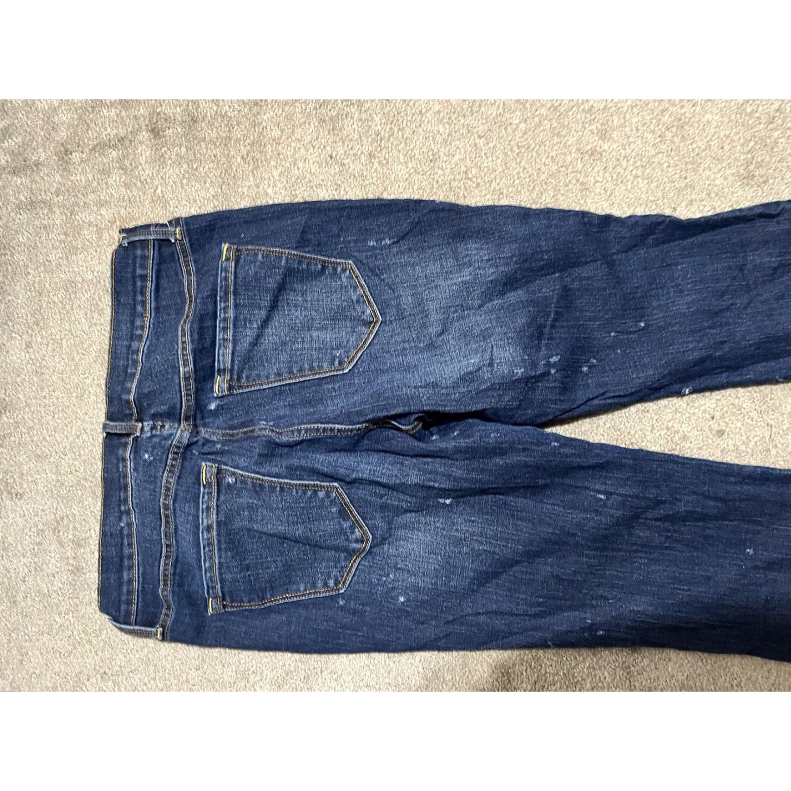Old Navy Old Navy Jeans Women 6 Regular blue straight denim Distressed Pockets Zip Cotton Blend Spandex Denim Size 28" / US 6 / IT 42 - 4 Thumbnail