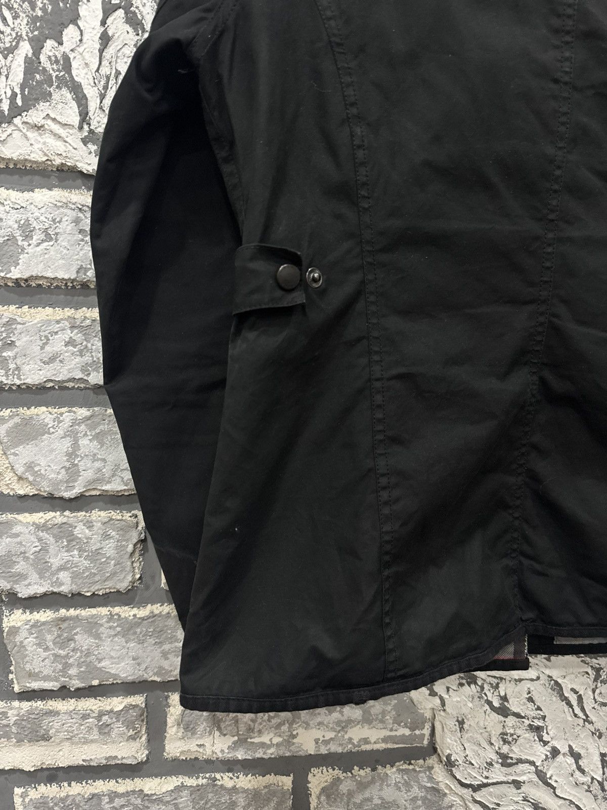 Barbour Womens Barbour Utility Black Waxed Jacket Size 12 Size M / US 6-8 / IT 42-44 - 8 Thumbnail
