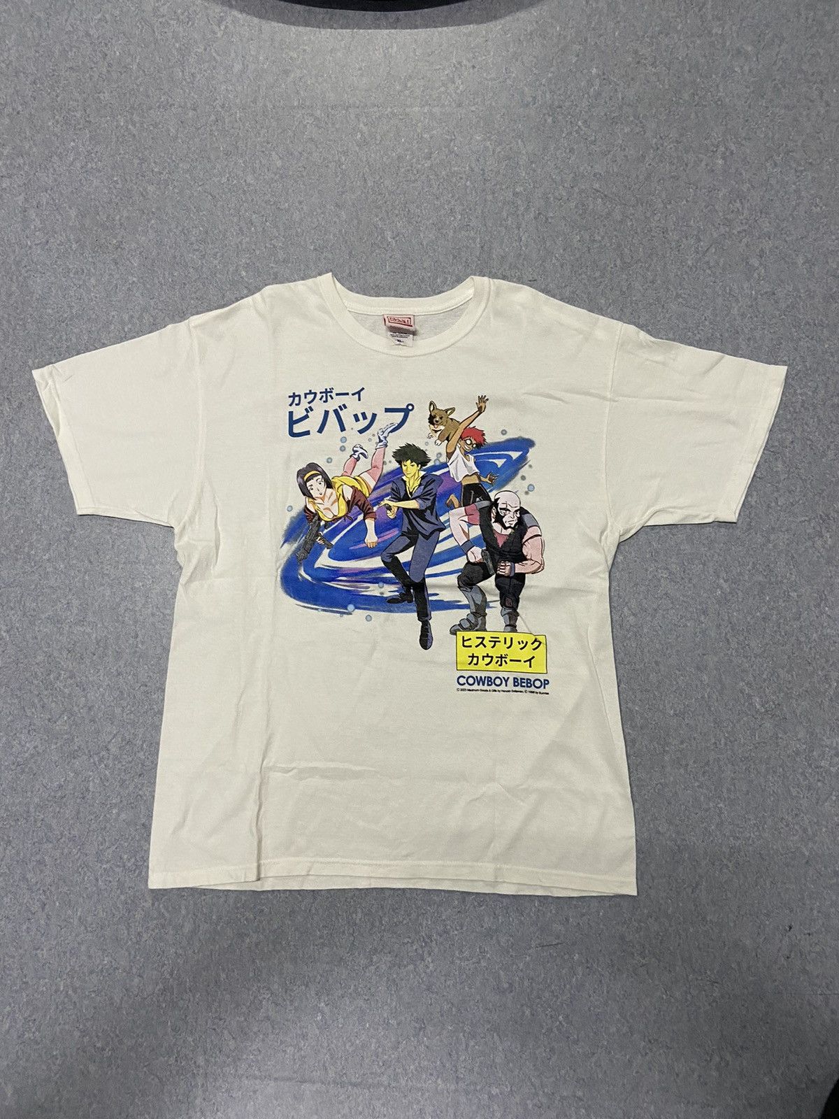 Image of Anima x Vintage Cowboy Bebop in White, Men's (Size XL)