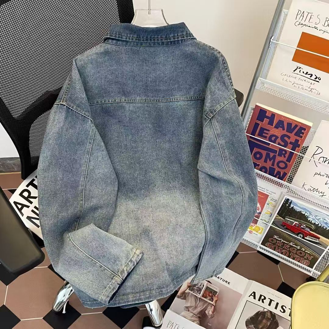 Vintage New Chinese Style Knot Button Denim Jacket Size US M / EU 48-50 / 2 - 4 Thumbnail