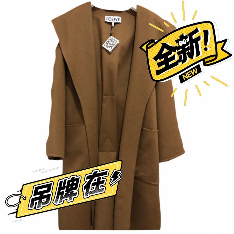 Loewe Loewe Cashmere hooded coat cloak Size S / US 4 / IT 40 - 1 Thumbnail