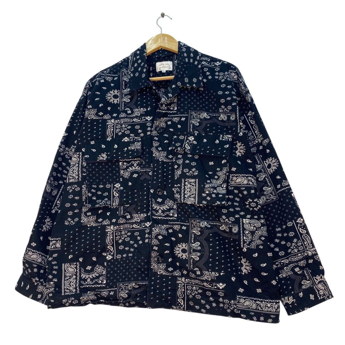 Japanese Brand 💥Lounge Wear Paisley Button Shirt Jacket Size US M / EU 48-50 / 2 - 4 Thumbnail