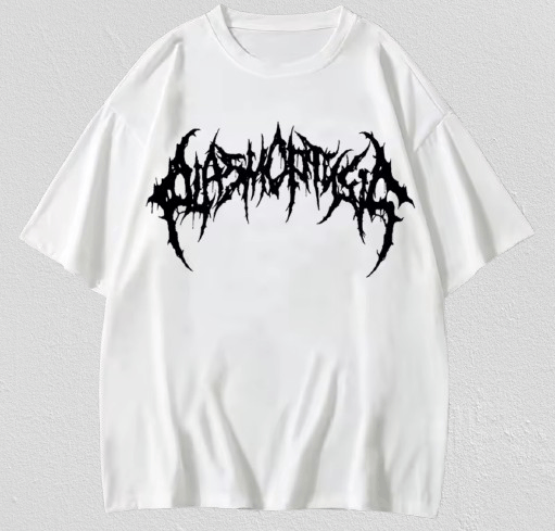 Vintage Y2K Vintage Punk Gothic Graffiti Black Short Sleeve T-Shirt Size US S / EU 44-46 / 1 - 1 Thumbnail